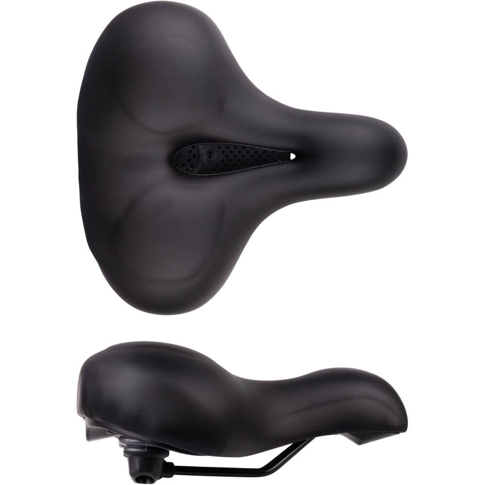 Alternative view of saddle FORCE BAXTER GEL PLUS tourist, black