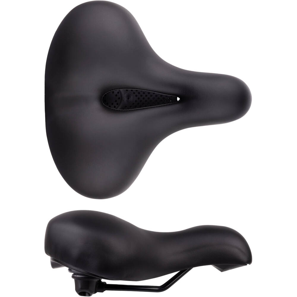 Alternative view of saddle FORCE BAXTER PLUS tourist, black