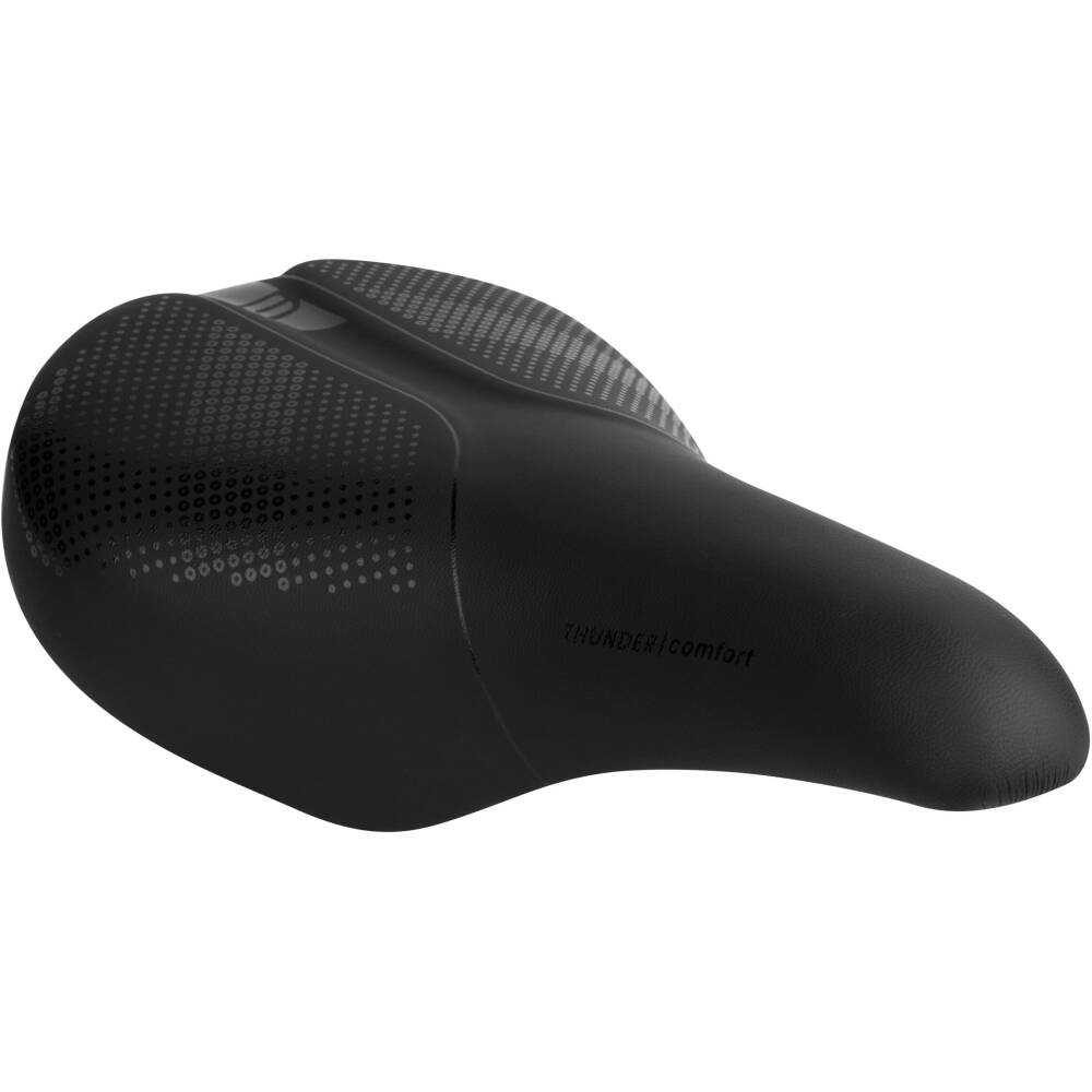 without seatpost clamp<br>seat platform: nylon<br>steel rails without scale<br>material: artificial leather<br>size: 290 x 165 mm<br>weight: 520 g<br>packed in polybag<br>Made in EU<br>