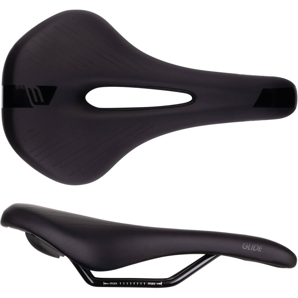 Alternative view of saddle FORCE GLIDE sport, black