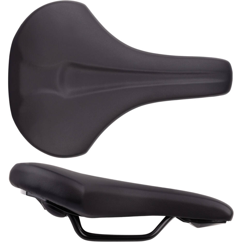 Alternative view of saddle FORCE IDEALE sport, black