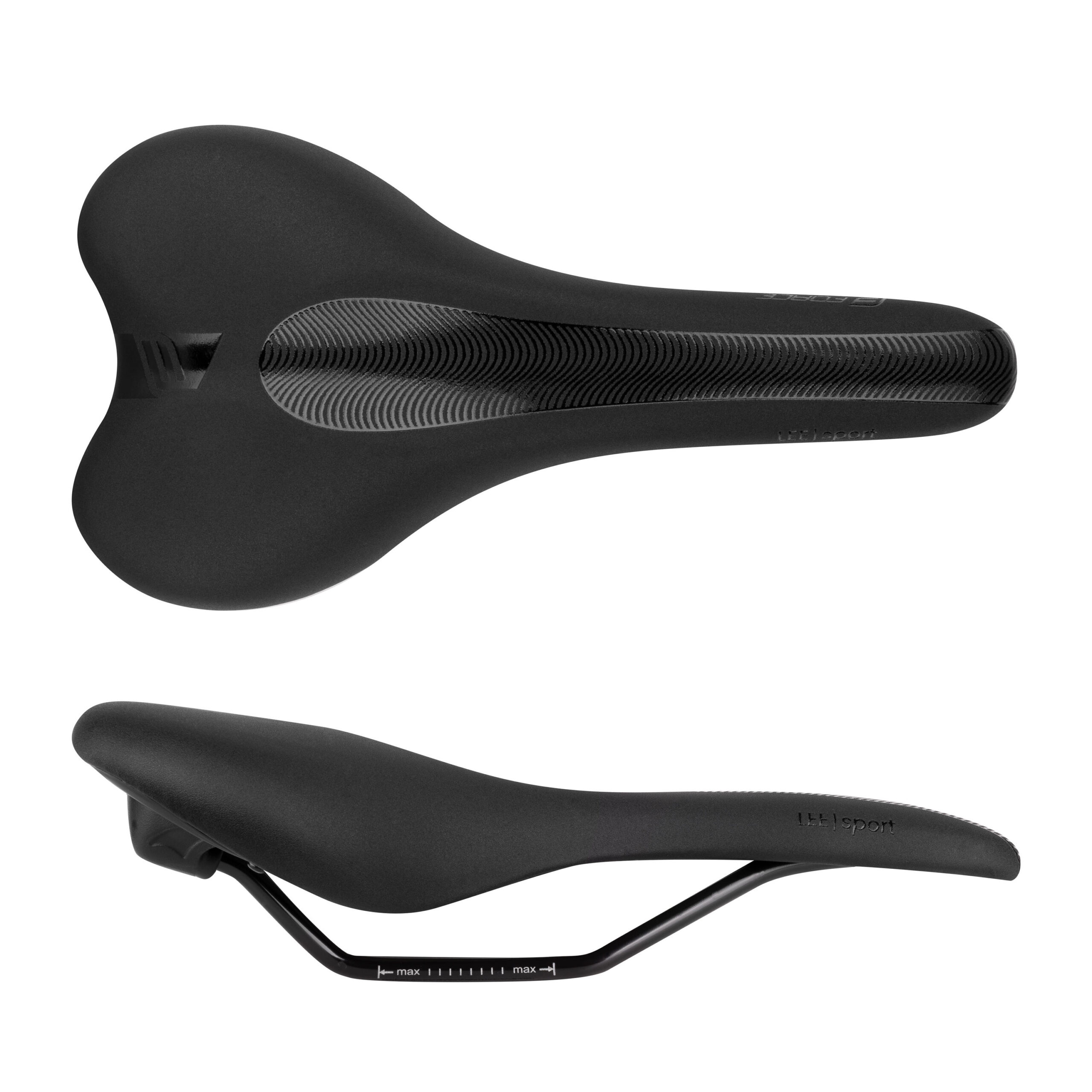 saddle FORCE LEE SPORT man, black - Image 2