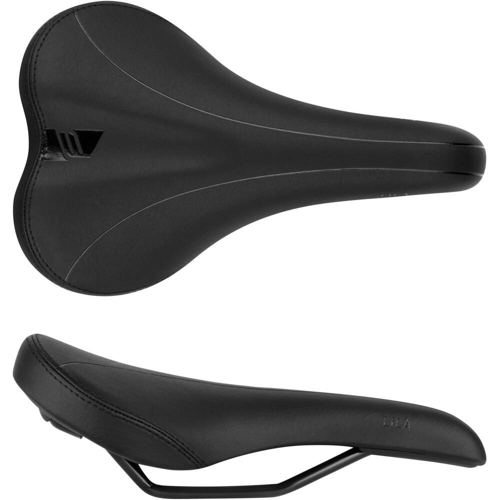 Alternative view of saddle FORCE LILA ladies sport, black