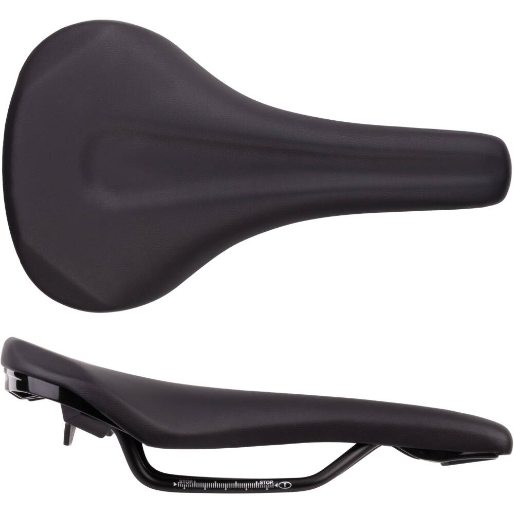Alternative view of saddle FORCE MENADOR sport, black