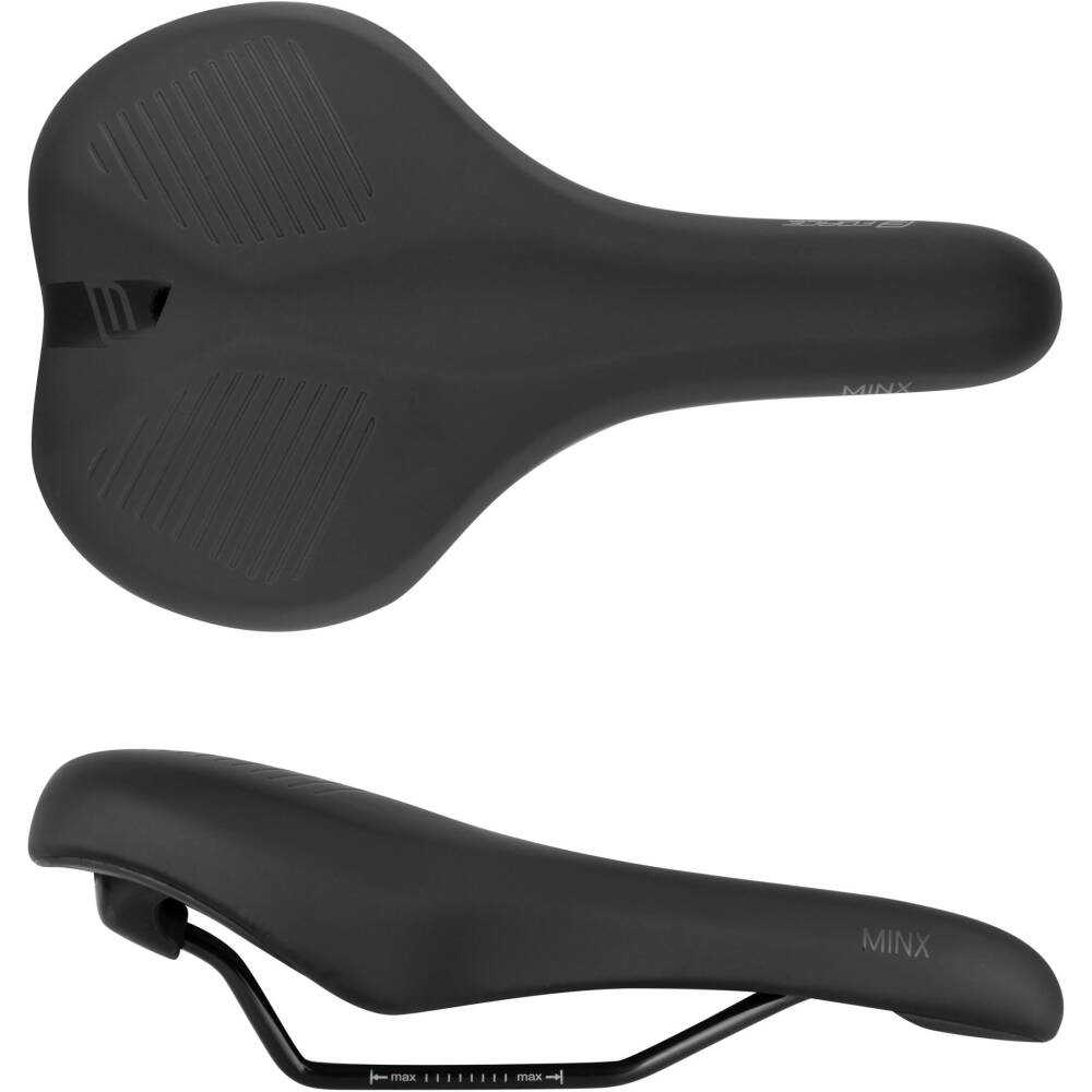 Alternative view of saddle FORCE MINX tourist UNI, black