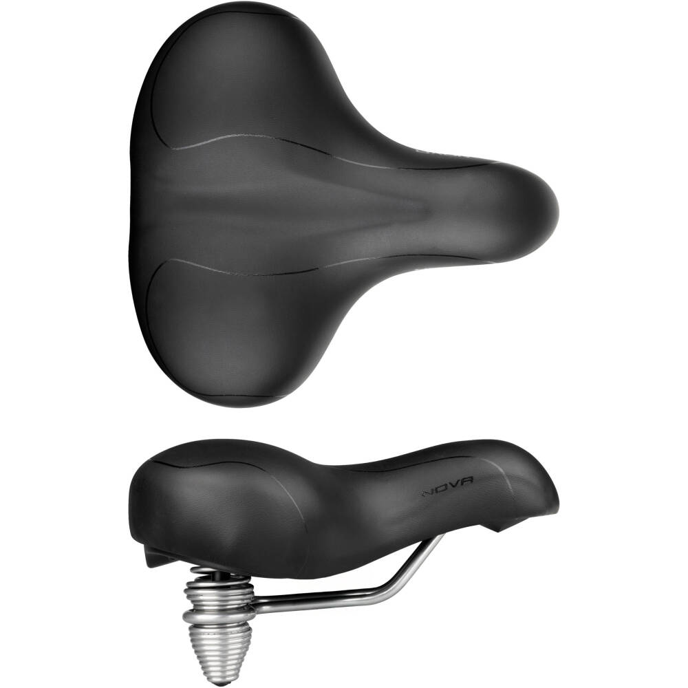 Alternative view of saddle FORCE NOVA2 UNI with spring, black
