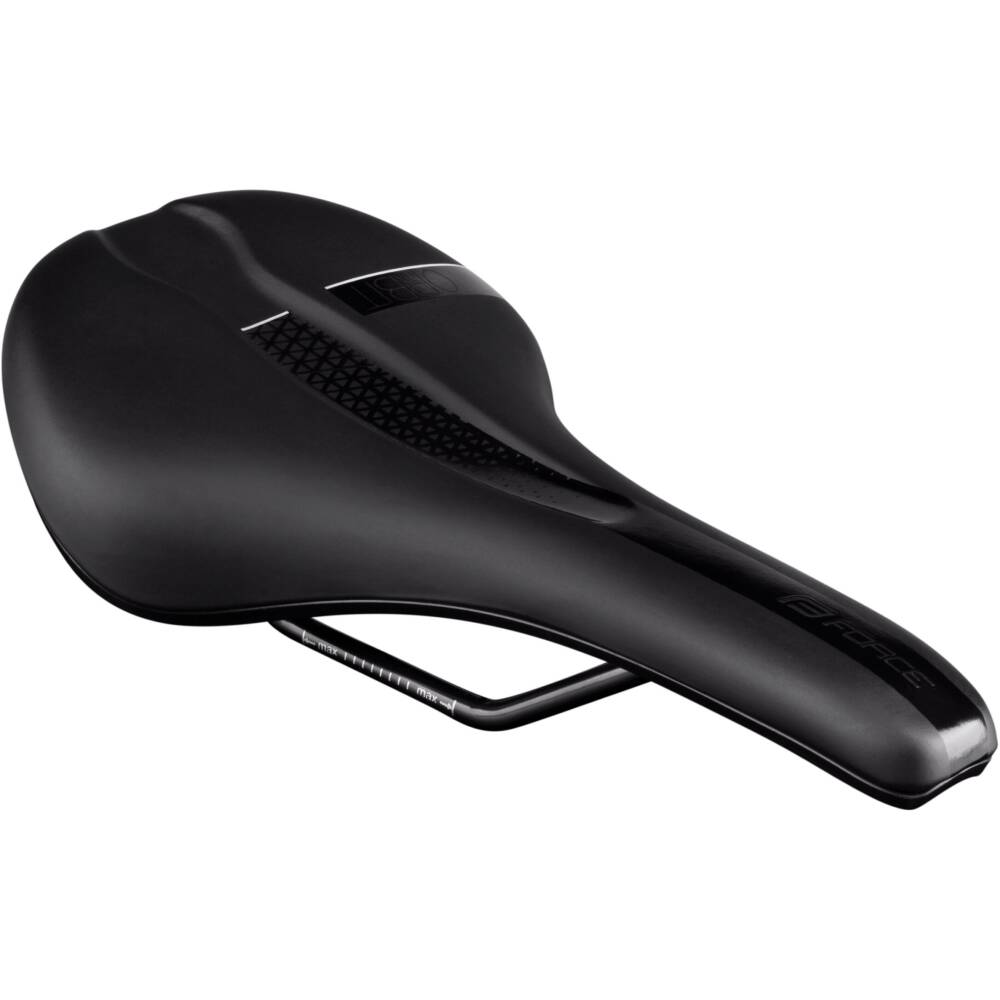 sport saddle<br>does NOT include seatpost clamp<br>seat platform: nylon<br>steel rails with scale<br>material: artificial leather<br>size: 270 x 144 mm<br>weight: 301 g<br>packed on FORCE card