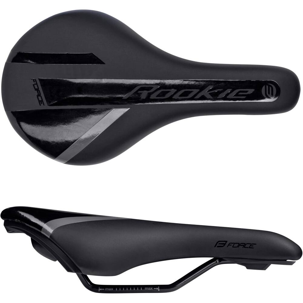 Alternative view of saddle FORCE ROOKIE 20 - 26" junior, black