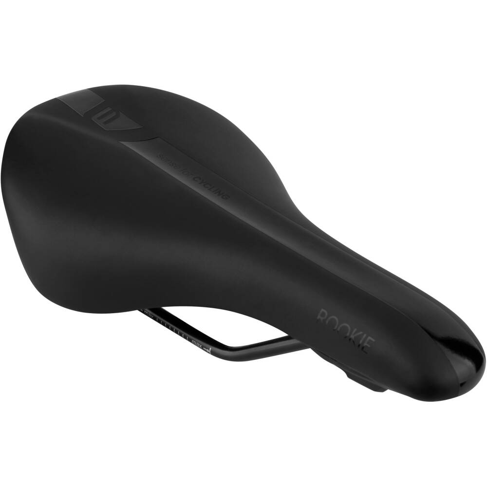 kids saddle designed for 20-24-26" wheels<br>does NOT include seatpost clamp<br>seat platform: nylon<br>steel rails with scale<br>material: PU - polyurethane<br>size: 255 x 138 mm<br>weight: 300 g<br>packed on FORCE card