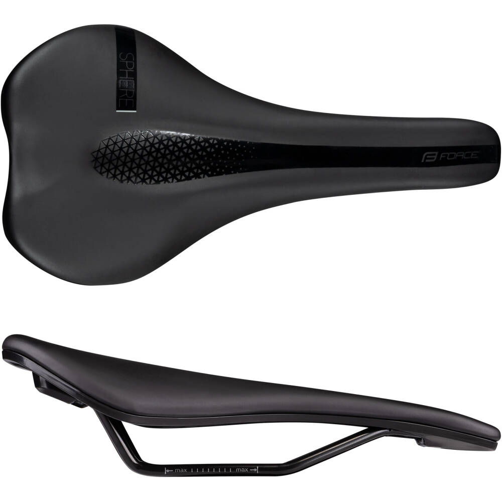 Alternative view of saddle FORCE SPHERE sport, black