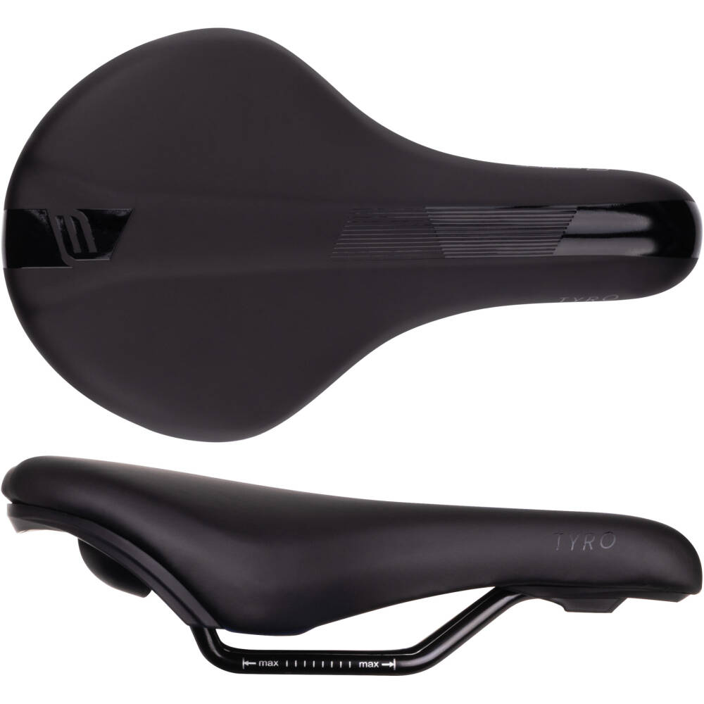 Alternative view of saddle FORCE TYRO 24" junior, black