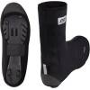 WITHOUT ZIPPER = WITHOUT FASTENING<br>for MTB shoes<br>hole across the entire sole + velcro<br>central sole strap with velcro fastener<br>reinforced toe and heel<br>taped seams<br>reflective logos<br>reflective strap on the back for better shoe fitting<br>antislip silicone around the hem + heel<br>putting on: first pull the cover over the calf