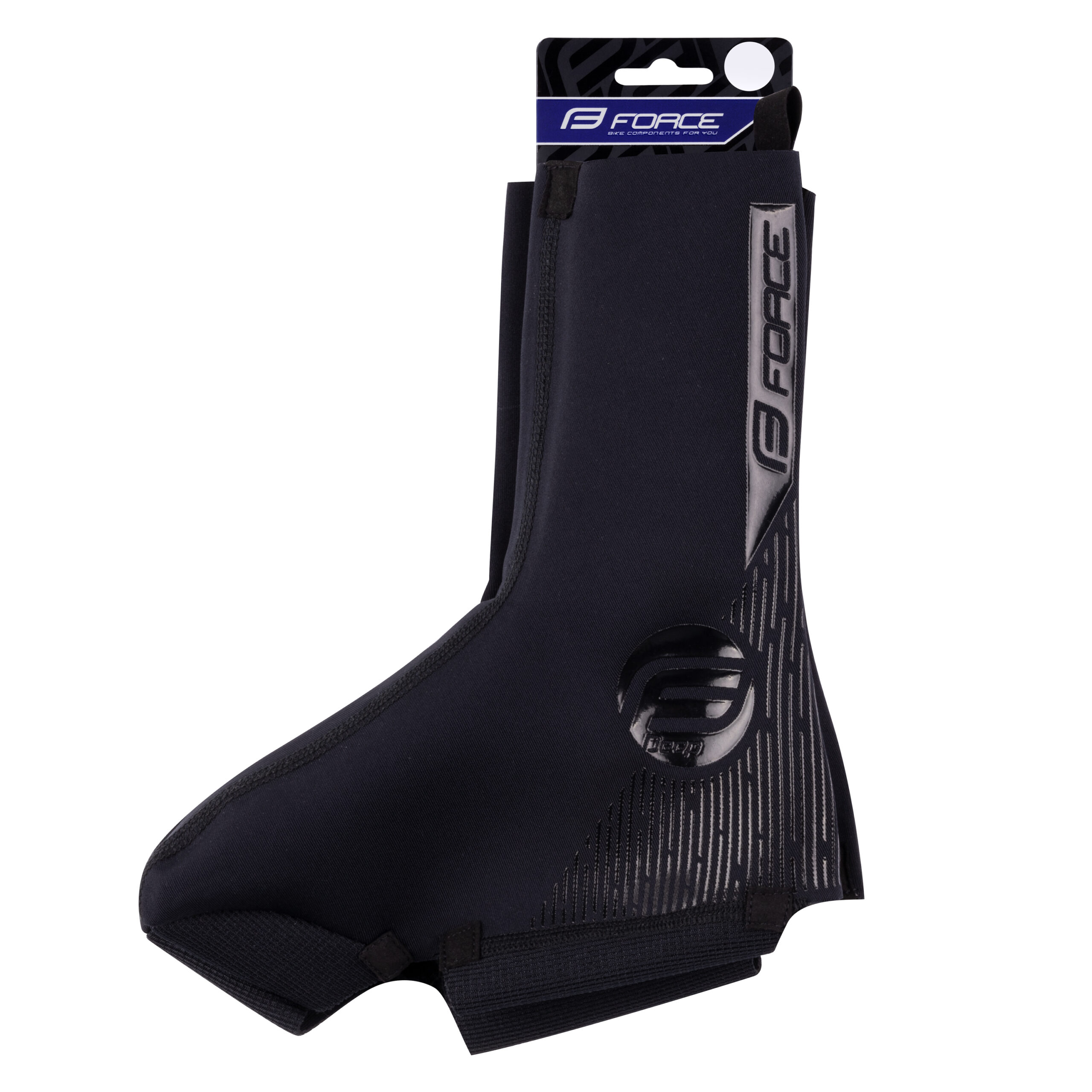 which is given by the high elasticity of the material used. Extra high shoe covers protects the entire lower leg well against cold