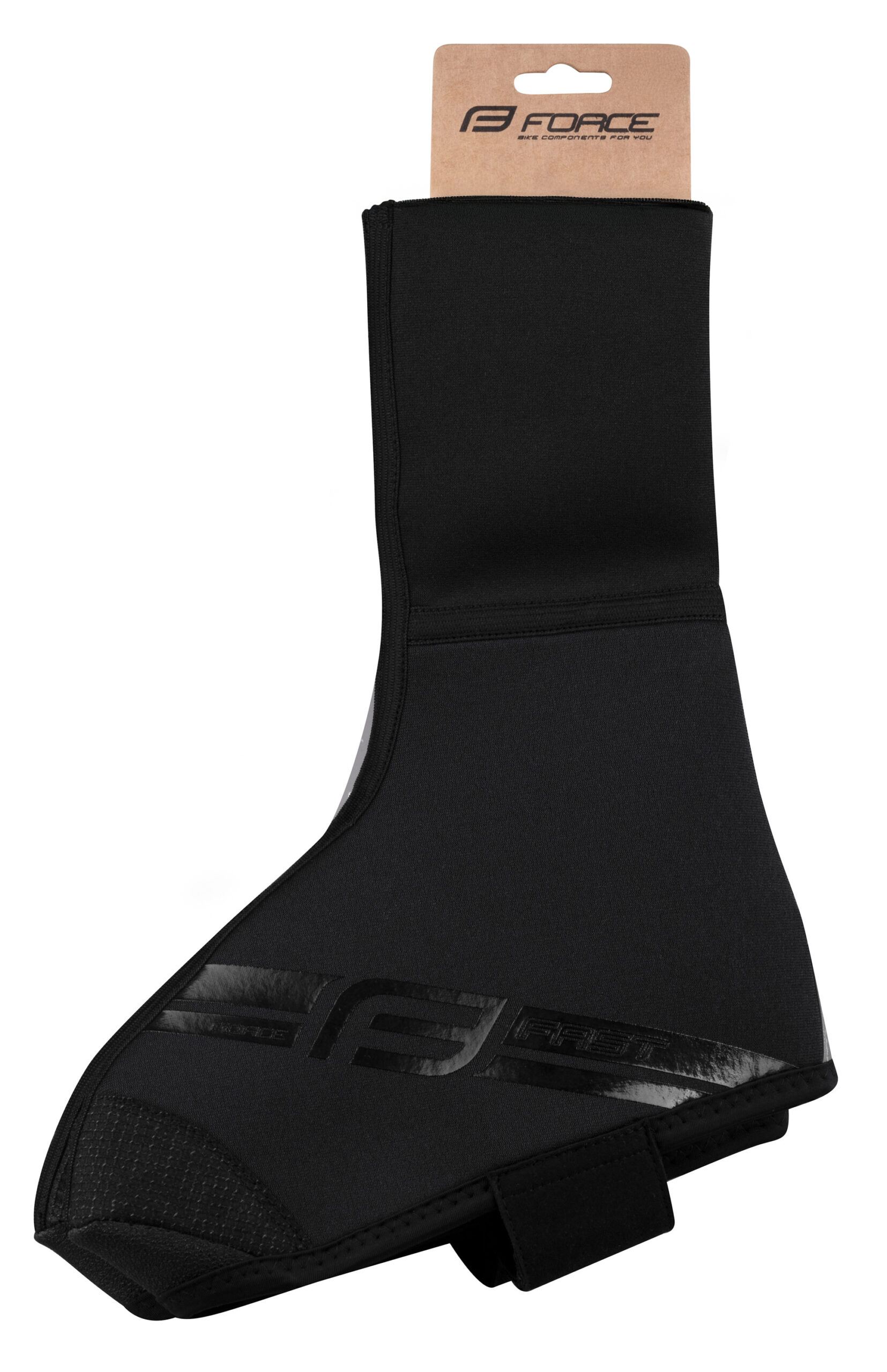 but also for leisure shoes. You don't have to worry about your shoes getting wet while driving to work. Reflective features will bring attention of each driver so he will know that you are driving in front of him. You put the shoecovers on simply by first stretching them over your leg