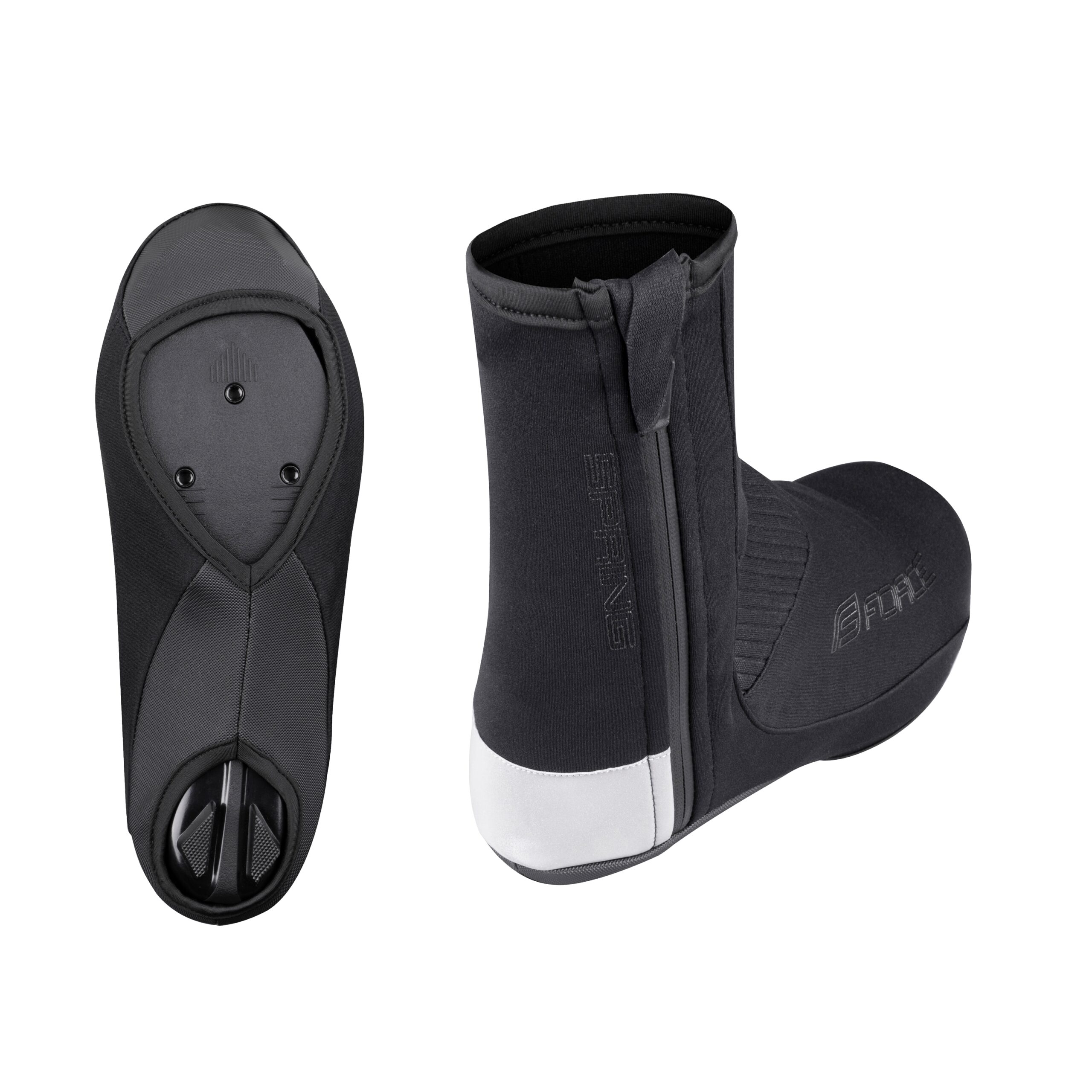 for road cycling shoes2 openings on the solewarm softshell - windproof and water resistantYKK zip fastening on the side