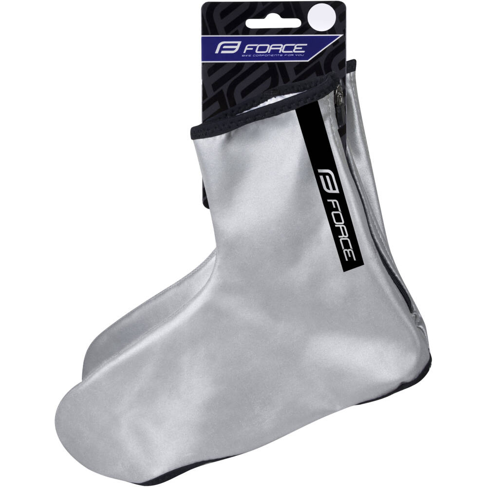 Alternative view of shoe covers FORCE FLARE ROAD, reflective