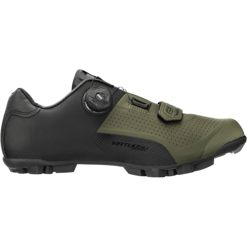 upper part material: synthetic leather<br>outsole: nylon composite<br>stiffness index: 6<br>weight: 360g (1/2 in size 42)<br>fastening with ATOP wheel A-A41 and velcro strap<br>reinforced heel and toe part<br>toe part of shoe with rubber - protection for scuff<br>air holes for breathability<br>anatomical shoes insole<br>antislip inner part<br>SPD compatible<br>reflective feature on heel<br>included replaceable studs and wrench<br>possibility to buy spare studs<br>possibility to buy spare knobs A-A41<br>cleats are not included<br>sizes correspond to the standard sizing of casual shoes<br>packed in FORCE box