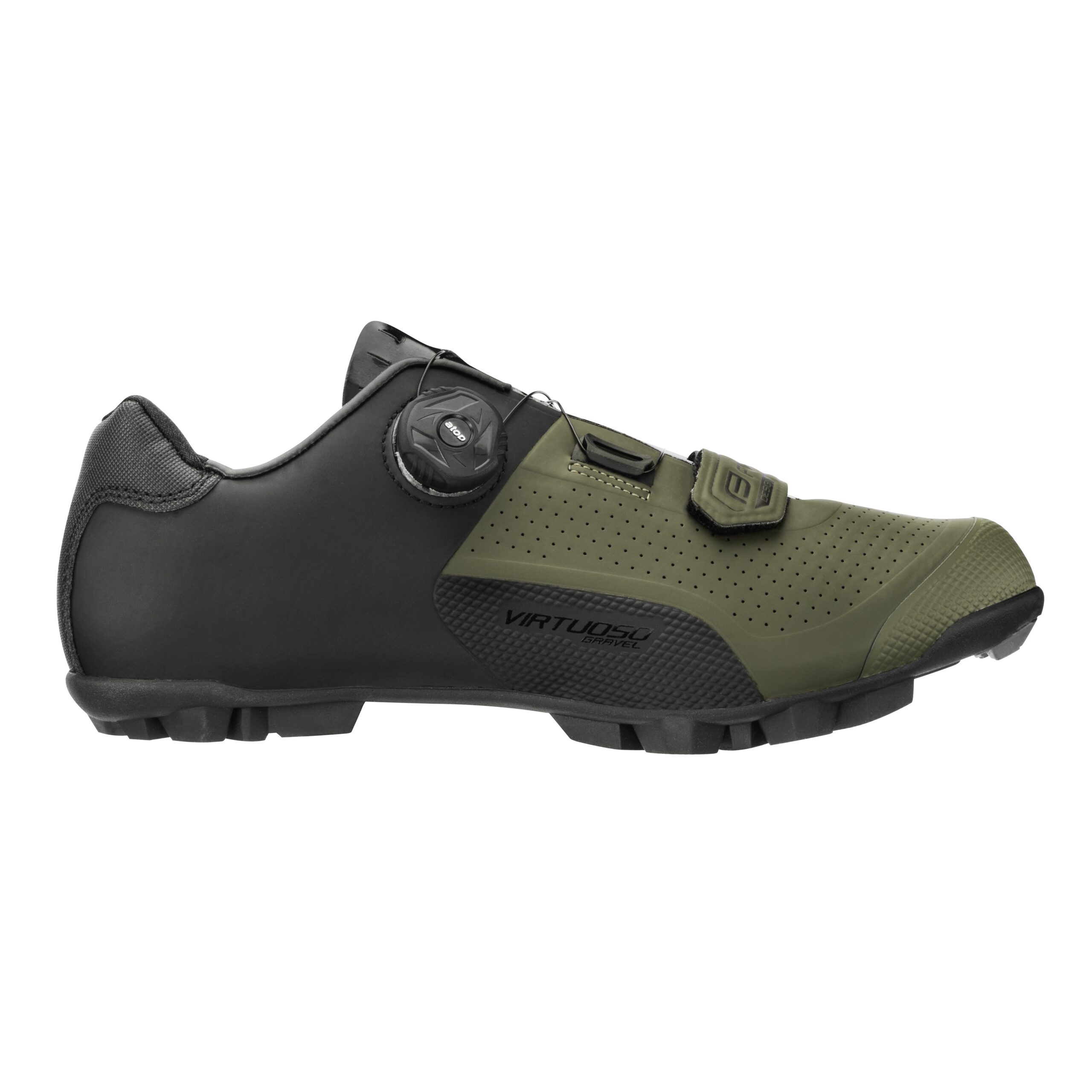 upper part material: synthetic leatheroutsole: nylon compositestiffness index: 6weight: 360g (1/2 in size 42)fastening with ATOP wheel A-A41 and velcro strapreinforced heel and toe parttoe part of shoe with rubber - protection for scuffair holes for breathabilityanatomical shoes insoleantislip inner partSPD compatiblereflective feature on heelincluded replaceable studs and wrenchpossibility to buy spare studspossibility to buy spare knobs A-A41cleats are not includedsizes correspond to the standard sizing of casual shoespacked in FORCE box