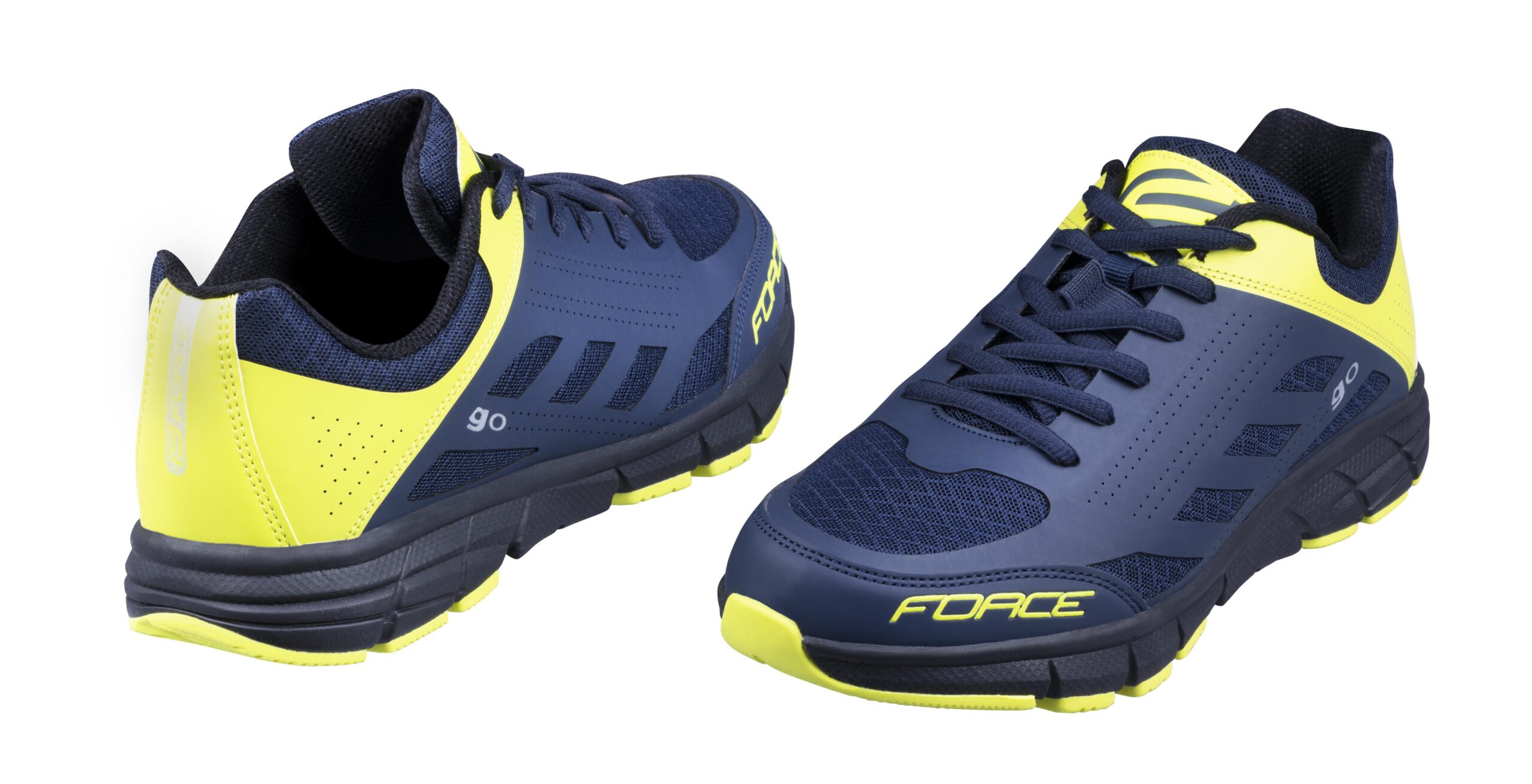 shoes FORCE MTB GO, blue-fluo - Image 2
