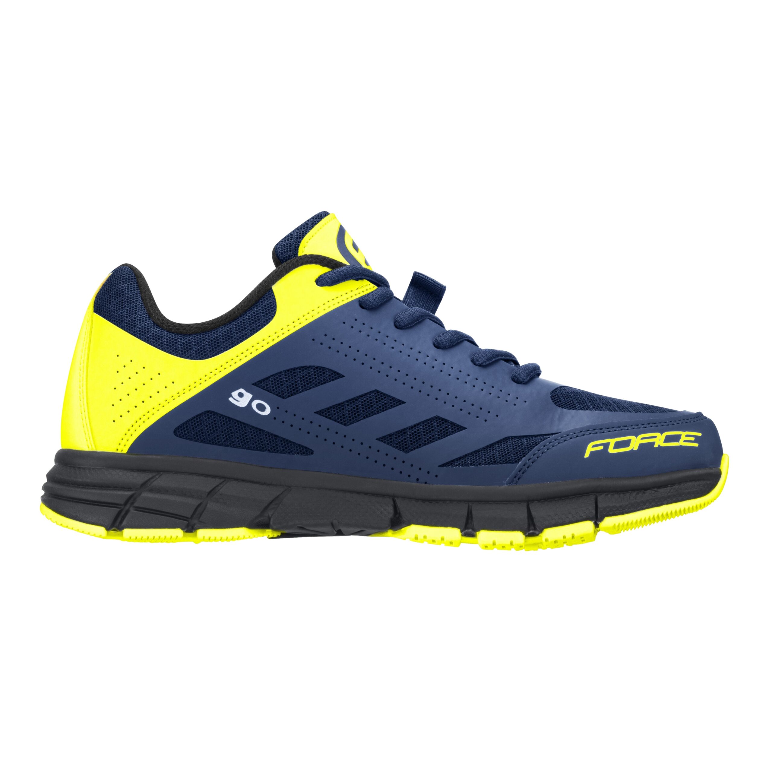 material of upper part: synthetic leather and meshmaterial of outsole: EVAweight: 365g (1/2 in size 42)modern lookreinforced front part of the shoeanatomical shoe insoleair holes for breathabilitySPD compatiblecleat barrier guard protection for long term use and weartightening with lacesreflective feature on heelstiffness index: 5cleats are not included!sizes correspond to the standard sizing of casual shoespacked in FORCE box