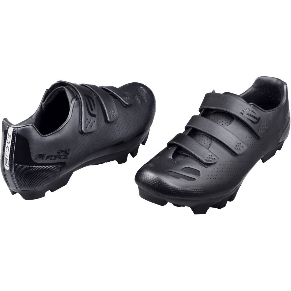 Alternative view of shoes FORCE MTB HERO 2, black
