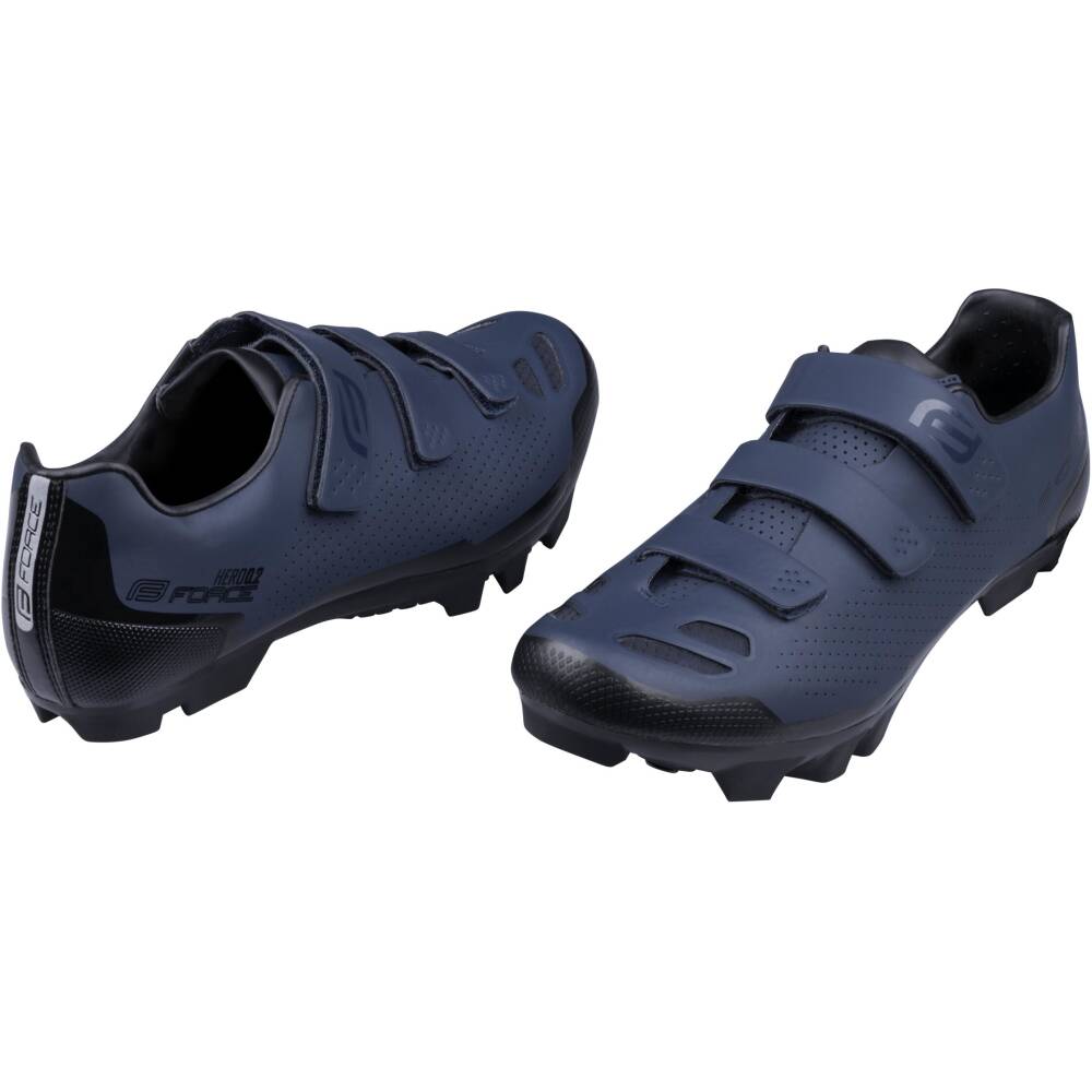 Alternative view of shoes FORCE MTB HERO 2, blue