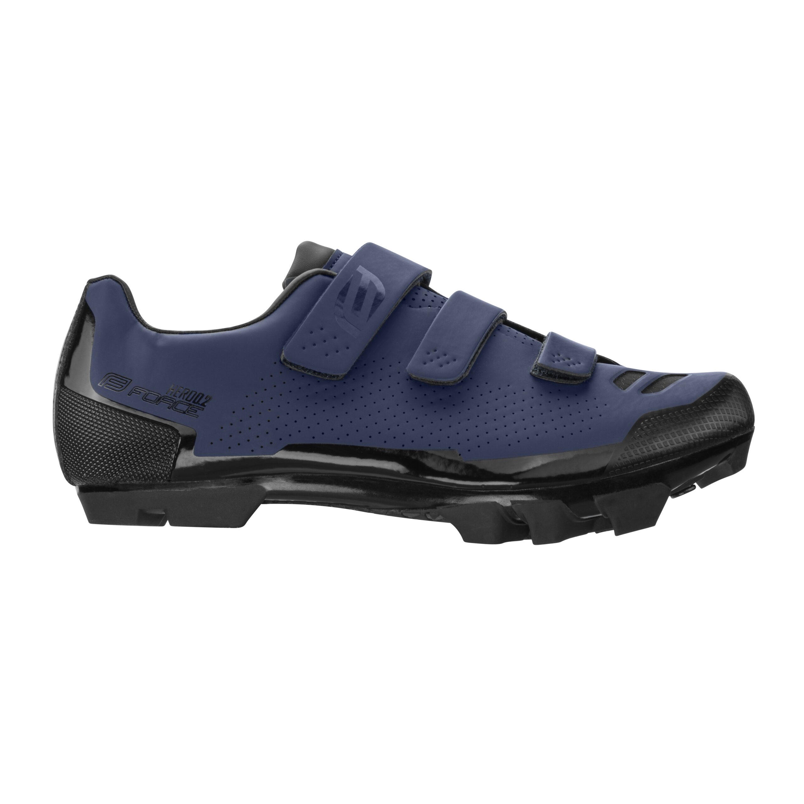 upper part material: synthetic leatheroutsole: nylon compositestiffness index: 7weight: 345g (1/2 in size 42)fastening with velcro strapsreinforced heel and toe parttoe part of shoe with rubber - protection for scuffair holes for breathabilityanatomical shoes insoleantislip inner partSPD compatibleincluded replaceable studs and wrenchpossibility to buy spare studscleats are not includedsizes correspond to the standard sizing of casual shoespacked in FORCE box