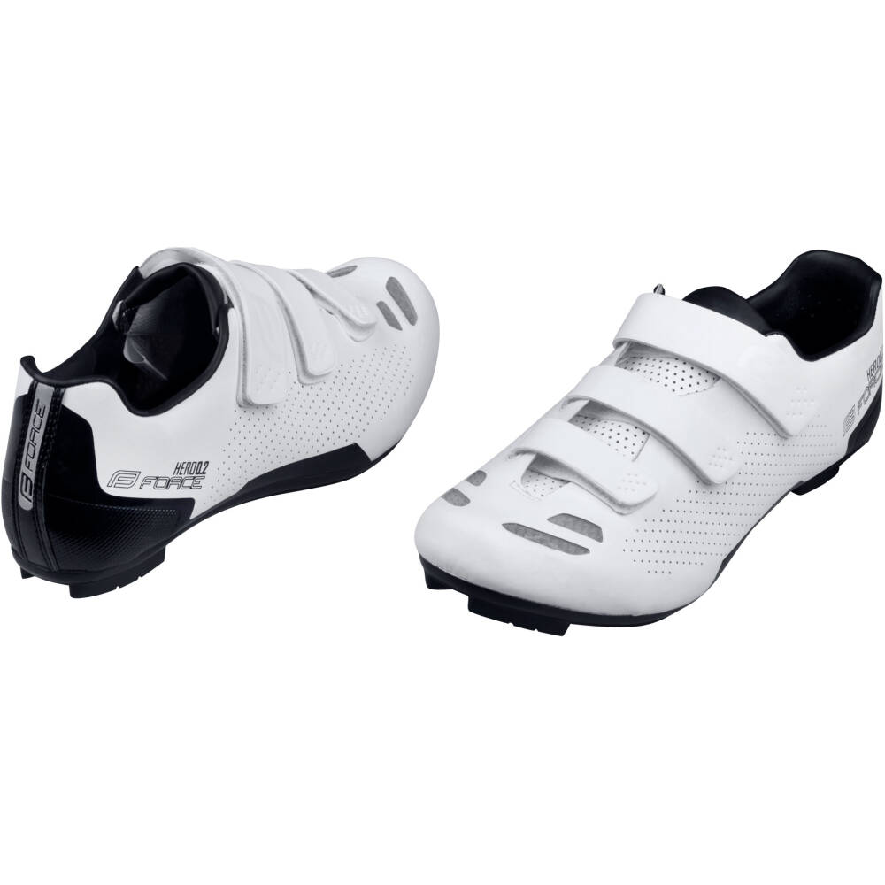 SPD-SL compatible<br>reflective feature on heel<br>cleats are not included<br>sizes correspond to the standard sizing of casual shoes<br>packed in FORCE box