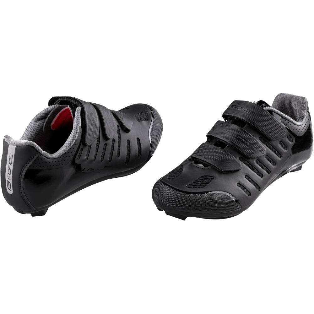 SPD-SL compatible<br>reflective feature on heel<br>cleats are not included<br>sizes correspond to the standard sizing of casual shoes<br>packed in FORCE box