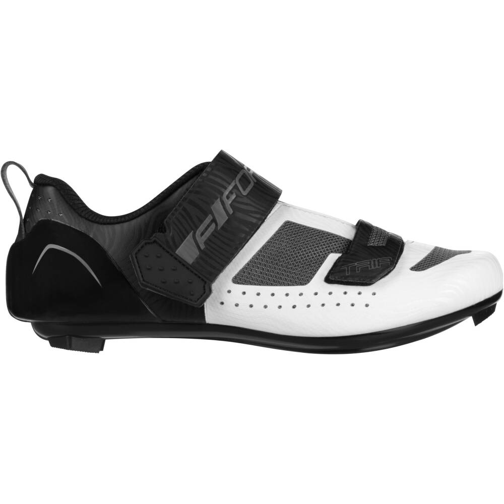 material of upper part: synthetic leather<br>material of outsole: nylon composite<br>stiffness index: 6<br>weight: 285 g (1/2 páru vel. 42)<br>fastening with velcro<br>anatomical insole <br>reinforced heel part<br>mesh panels for perfect breathability<br>cutout on upper strap - safeguard against pulling out<br>neoprene tongue from side <br>heel loop lets effortless transition between sports<br>antislip inner part<br>LOOK