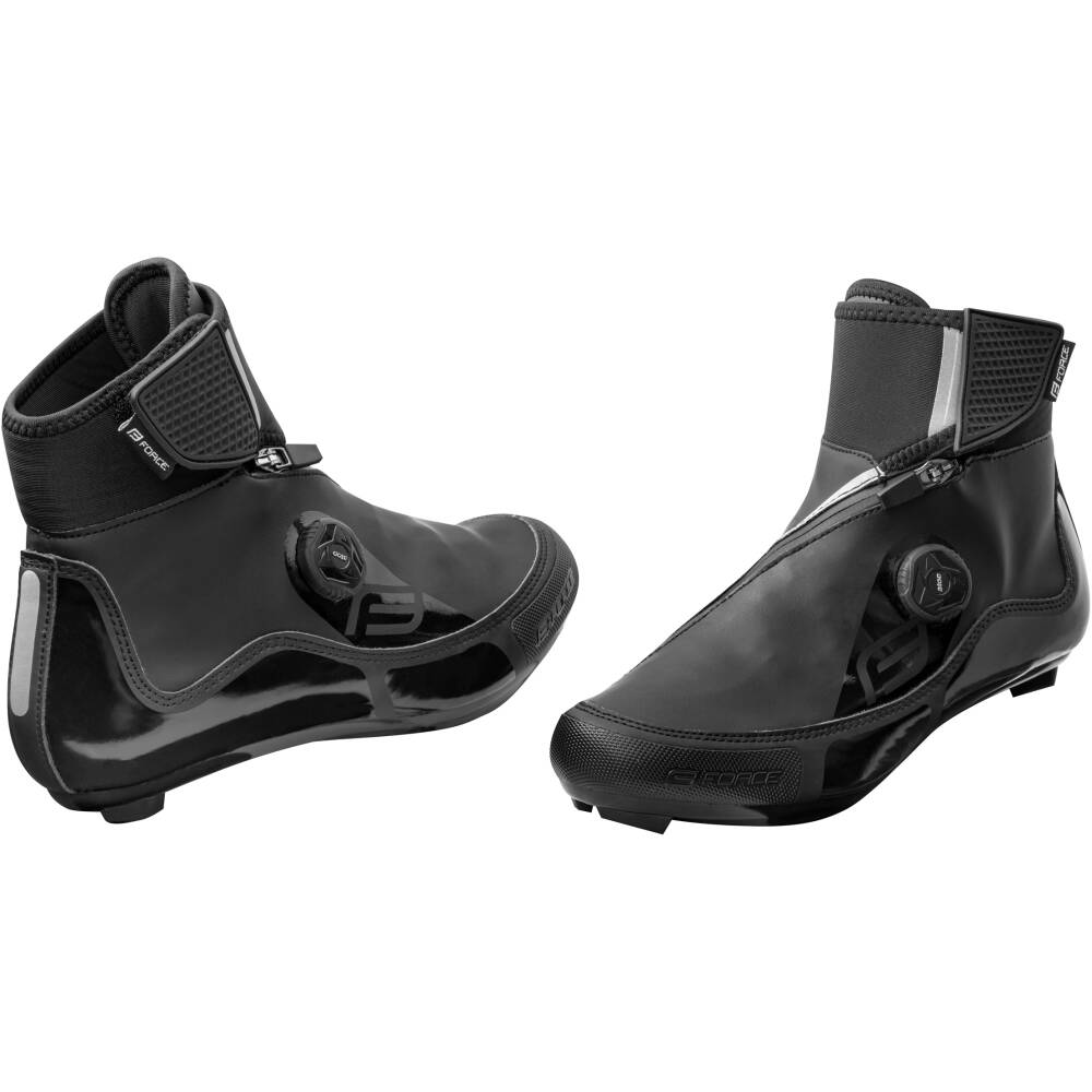 SPD-SL compatible<br>reflective features<br>possibility to buy spare wheel A-A41<br>cleats are not included<br>sizes correspond to the standard sizing of casual shoes<br>packed in FORCE box