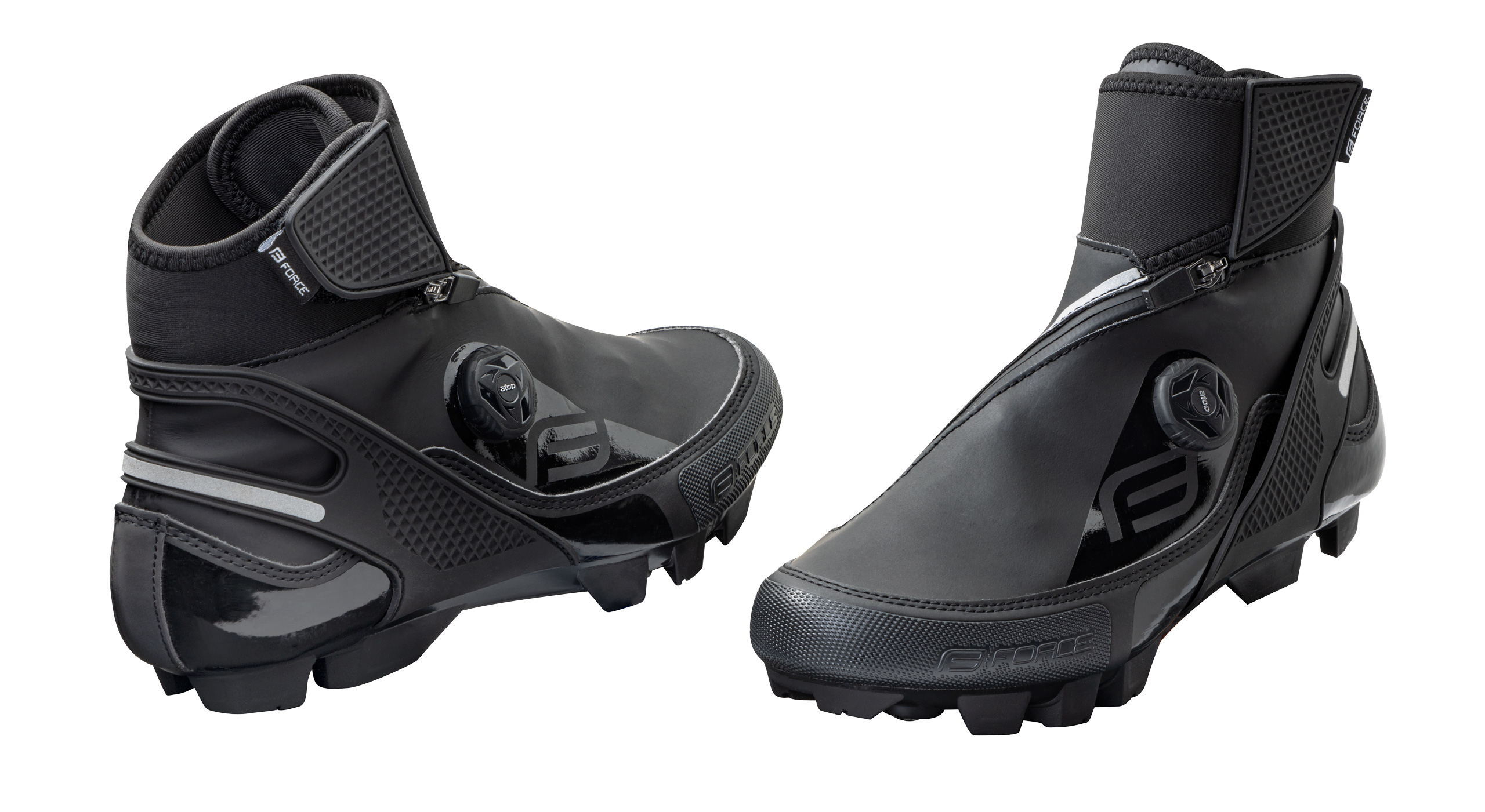 shoes winter FORCE MTB GLACIER, black - Image 2