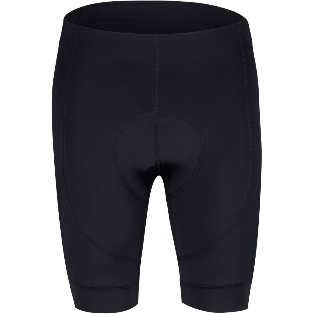 These men's cycling shorts to waist are the ideal choice for recreational and hobby riders. They offer basic comfort thanks to an anatomically shaped pad and flat seams that reduce the risk of chafing while riding. The trousers are finished with a wide