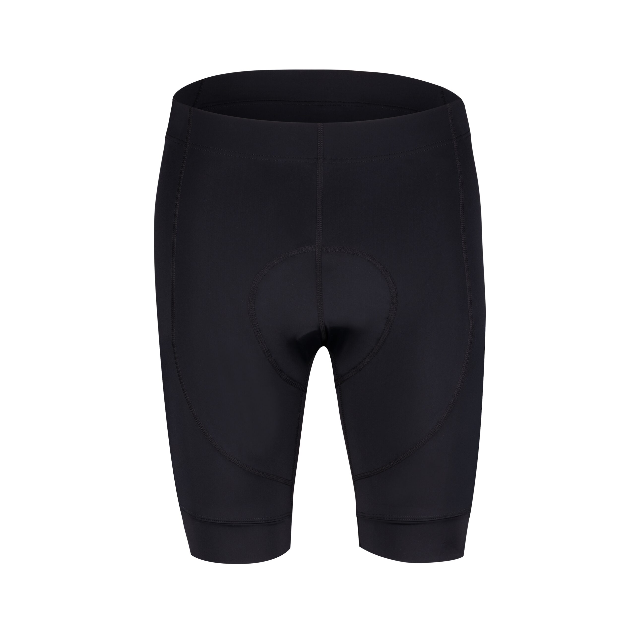 These men's cycling shorts to waist are the ideal choice for recreational and hobby riders. They offer basic comfort thanks to an anatomically shaped pad and flat seams that reduce the risk of chafing while riding. The trousers are finished with a wide