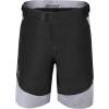 removable inner shorts with anatomical pad<br>velcro strap setting waistband<br>2 front pockets and 1 side pocket with zipper