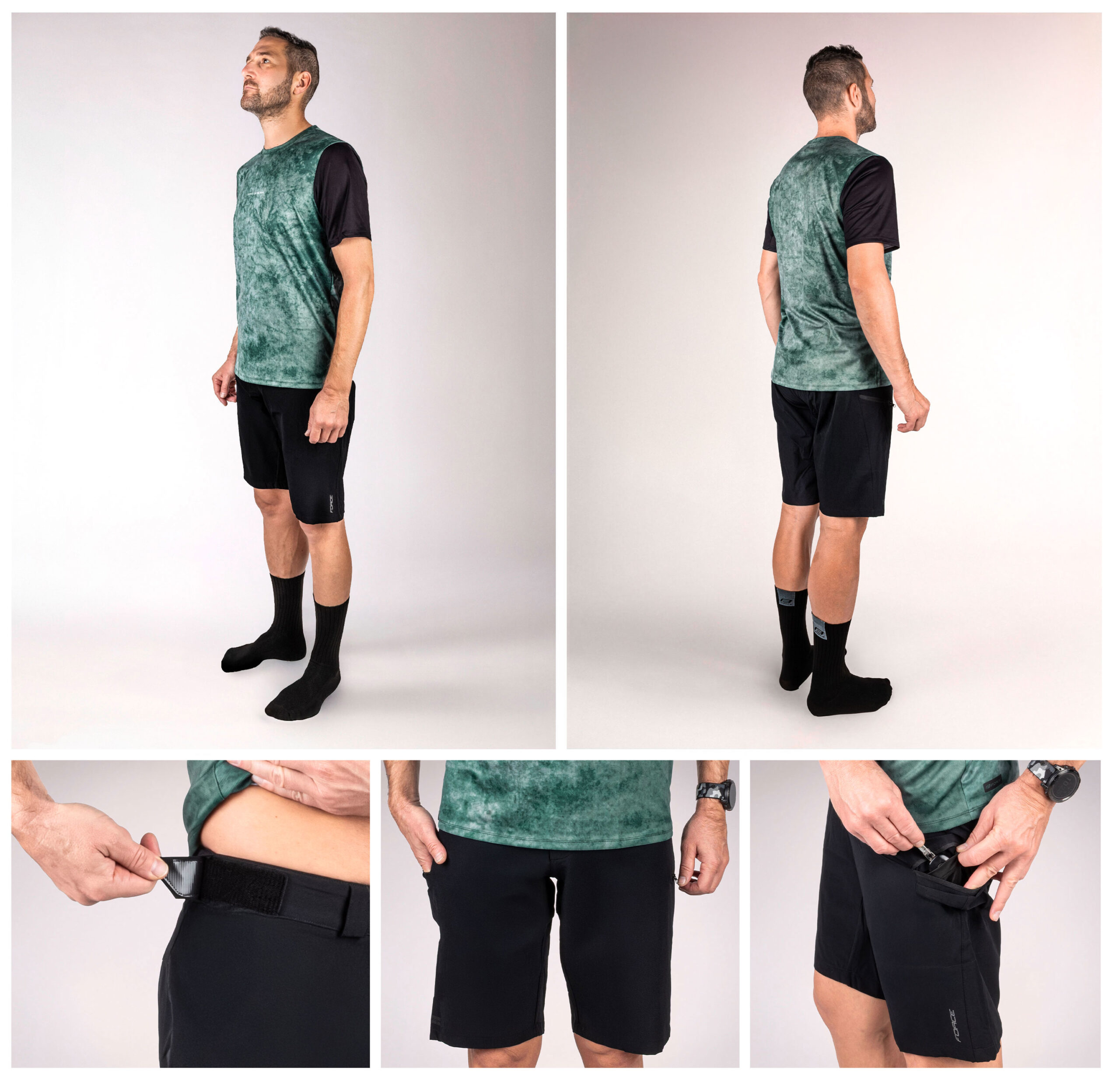 they move with you effortlessly. The reliable zip fastening