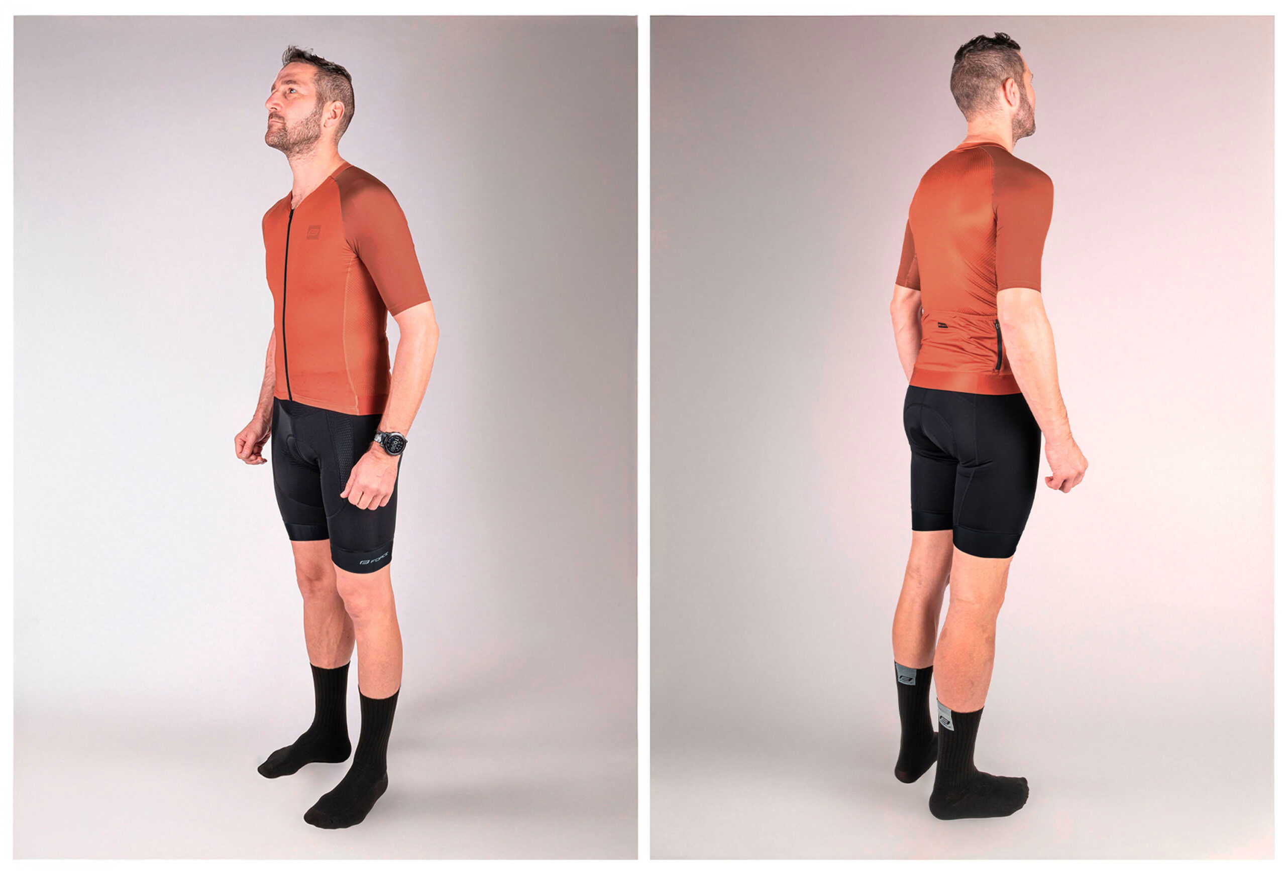 while reflective elements contribute to increased safety. The trousers are finished with a wide anti-slip hem for a stable and comfortable fit.specially developed double-layer FORCE padmesh at the front part for better ventilation