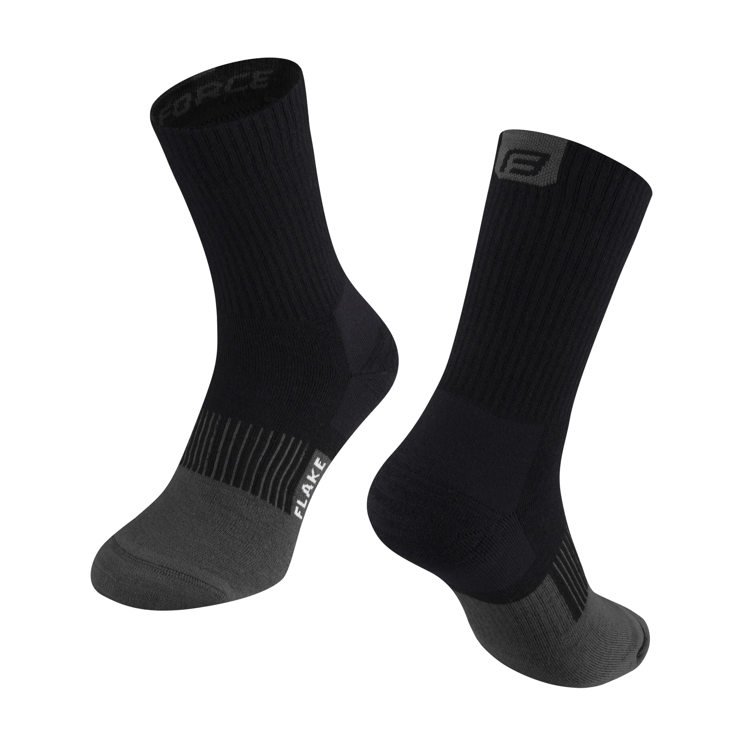 thick thermo winter cycling socks suitable also for other sportssize S - M corresponds to EUR 36 - 41 / UK 4 – 7size L- XL corresponds to EUR 42-47 / UK 8 – 11divided into R and L sockunstretched height is 17 cmheel height 21 cmmaterial: 50% merino wool