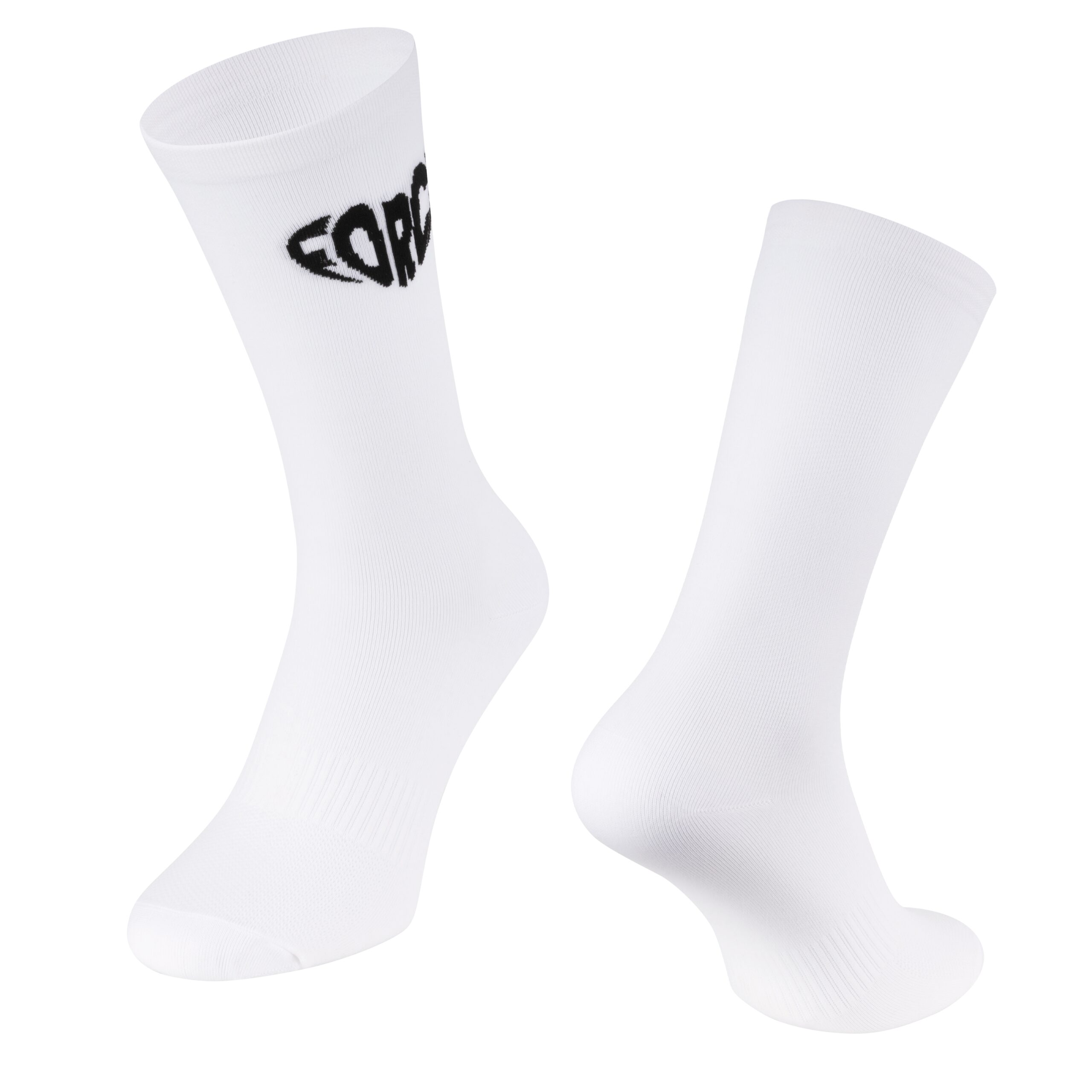 higher cycling socks FORCE suitable for other sportssize S-M corresponds to EUR 36 - 41 / UK 4 - 7size L-XL corresponds to EUR 42 - 46 / UK 8 - 11protects against bruises from shoes (instep) highly breathable materialunstretched height is 23 cmheel height 25 cmdivided into R and L sockmaterial: Nylon 85%