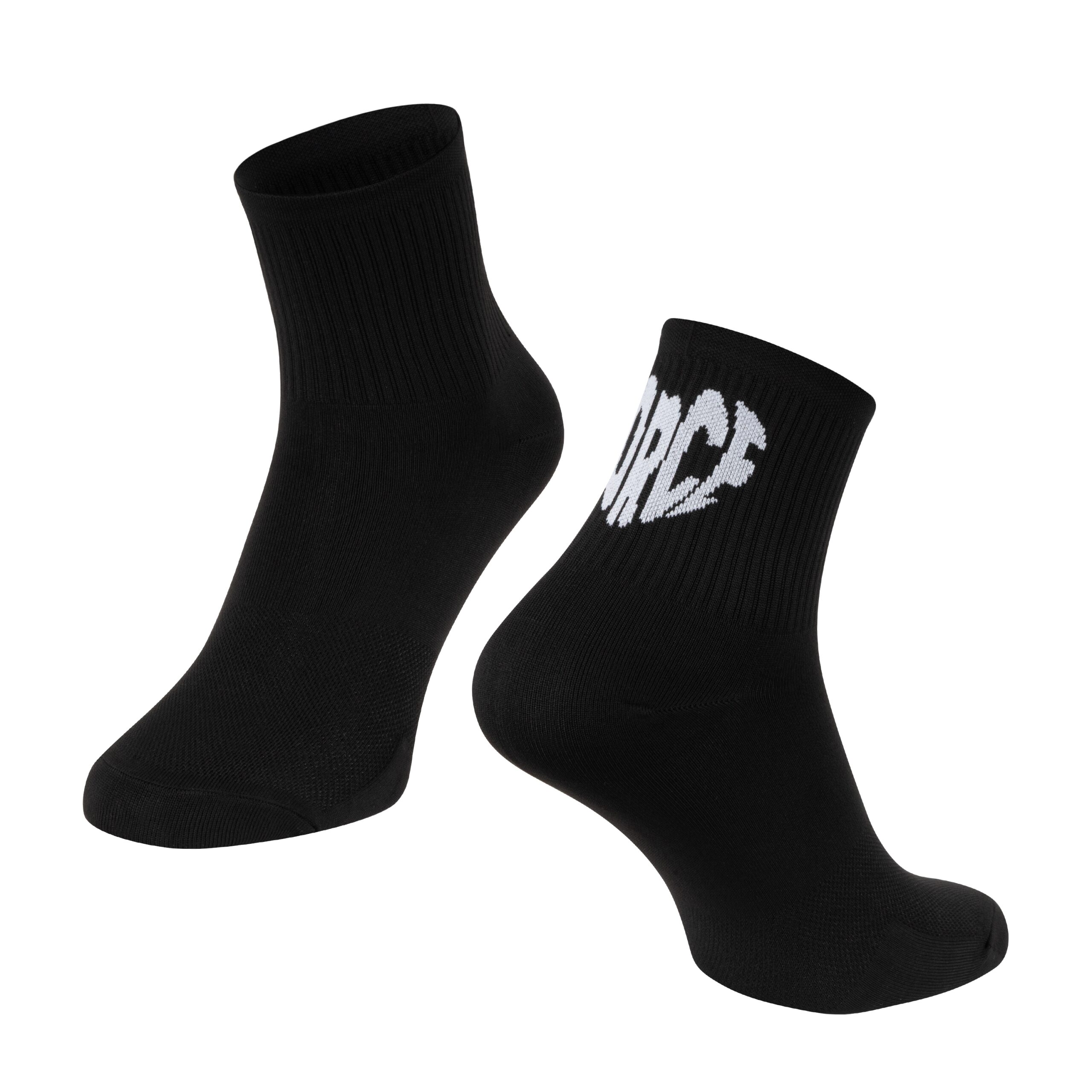higher cycling socks FORCE suitable for other sportssize S-M corresponds to EUR 36 - 41 / UK 4 - 7size L-XL corresponds to EUR 42 - 46 / UK 8 - 11protects against bruises from shoes (instep) highly breathable materialunstretched height is 10 cmheel height 12 cmdivided into R and L sockmaterial: Nylon 85%