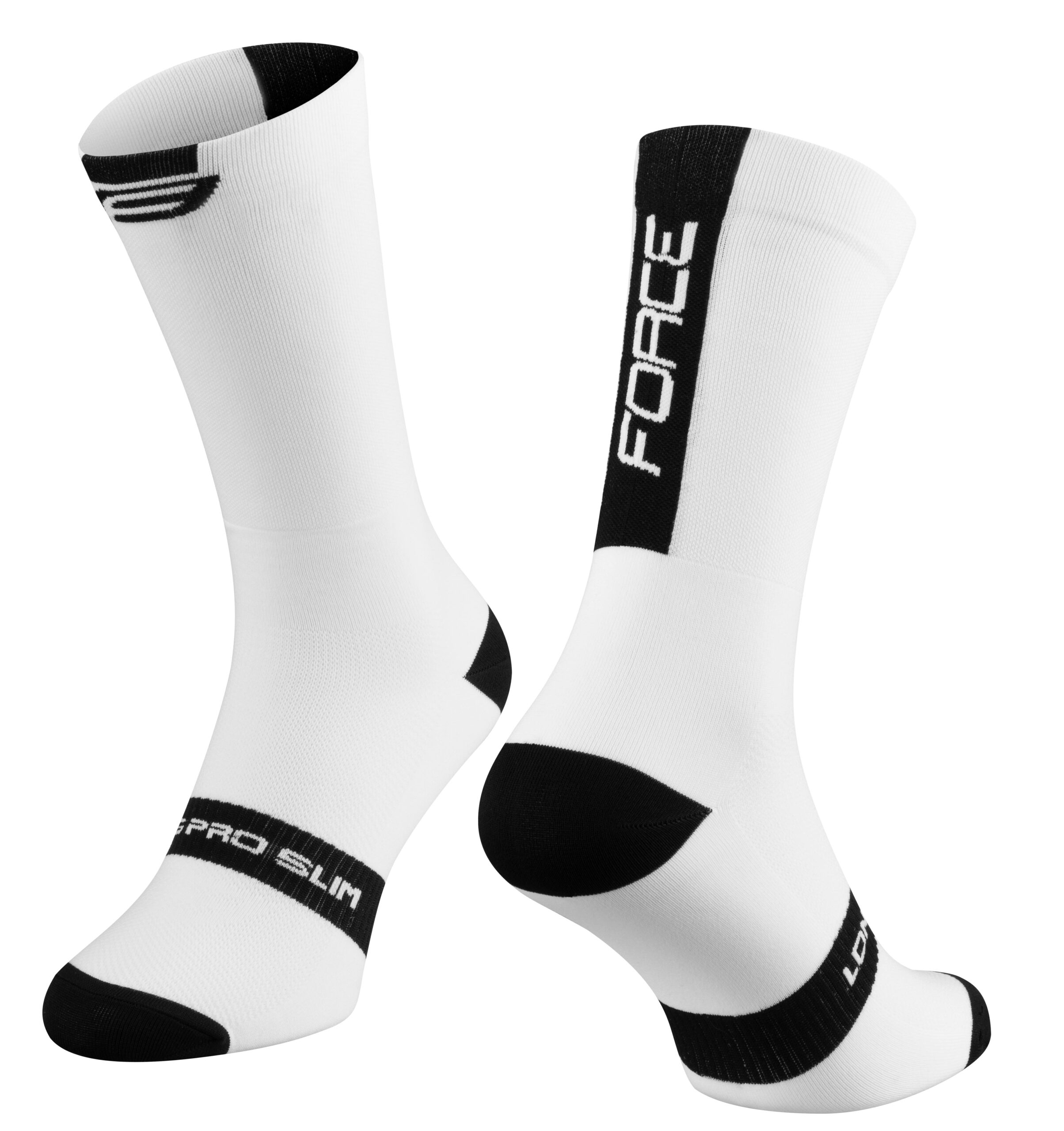 higher cycling socks FORCE suitable for other sportsthe upper part of the socks is tapered to better tighten and encircle the footsize S-M corresponds to EUR 36 - 41 / UK 4 - 7size L-XL corresponds to EUR 42 - 46 / UK 8 - 11protects against bruises from shoes (instep) highly breathable materialmarked into R and L sockunstretched height is 23 cmheel height 26 cmdivided into R and L sockmaterial: Nylon 85%