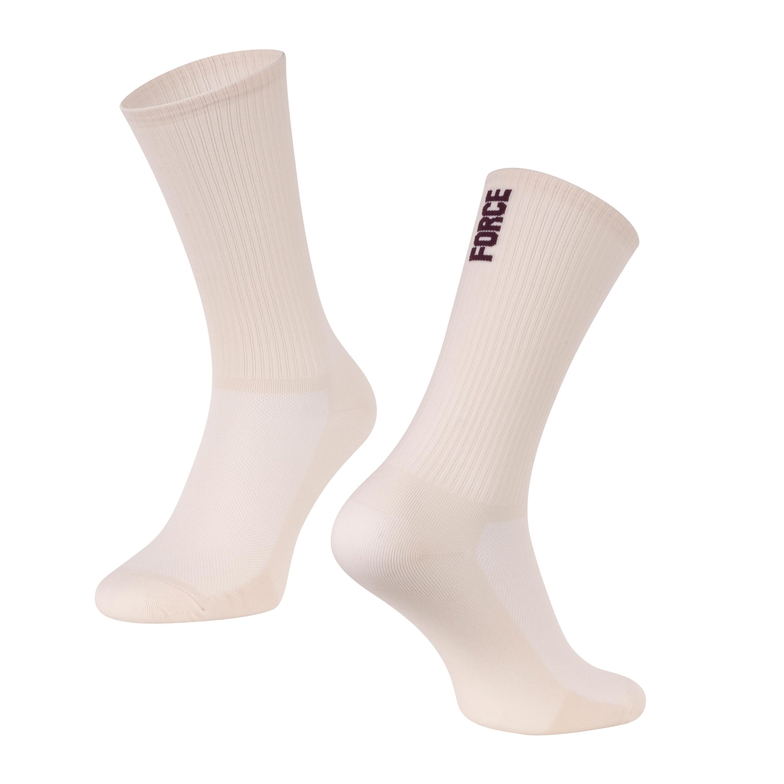higher cycling socks FORCE suitable for other sportssize S-M corresponds to EUR 36 - 41 / UK 4 - 7size L-XL corresponds to EUR 42 - 46 / UK 8 - 11highly breathable materialunstretched height is 23 cmheel height 25 cmmaterial: Nylon 85%