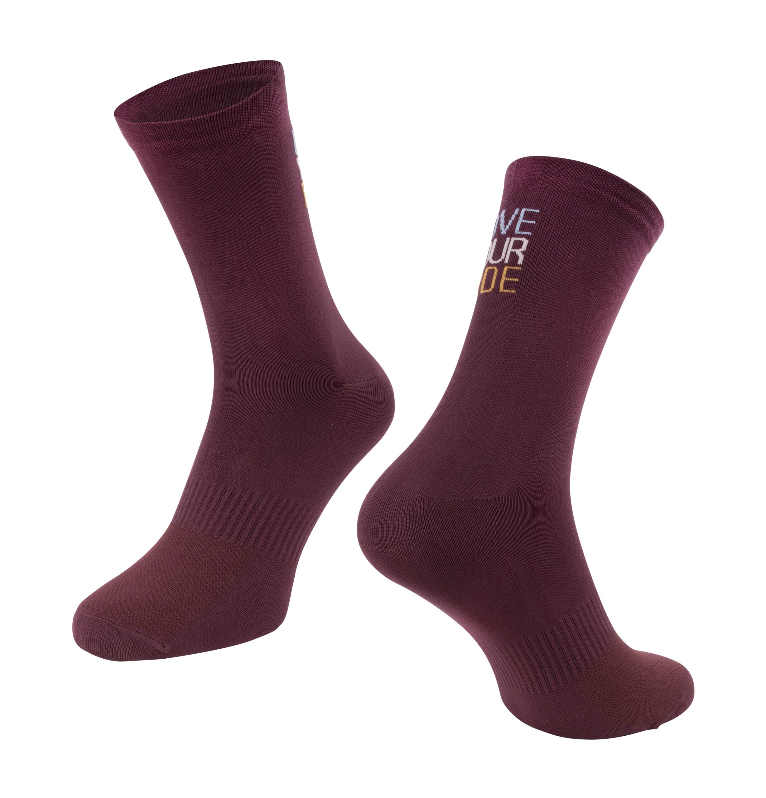 higher cycling socks FORCE suitable for other sportssize S-M corresponds to EUR 36 - 41 / UK 4 - 7size L-XL corresponds to EUR 42 - 46 / UK 8 - 11highly breathable materialunstretched height is 17 cmheel height 19 cmmaterial: Nylon 85%