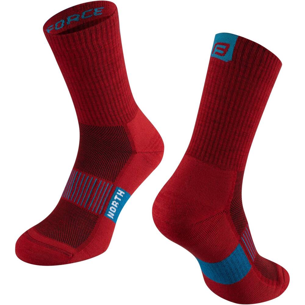 medium thick winter cycling socks suitable also for other sports<br>size S - M corresponds to EUR 36 - 41 / UK 4 – 7<br>size L- XL corresponds to EUR 42-47 / UK 8 – 11<br>divided into R and L sock<br>unstretched height is 17 cm<br>heel height 21 cm<br>material: 53% polyamide