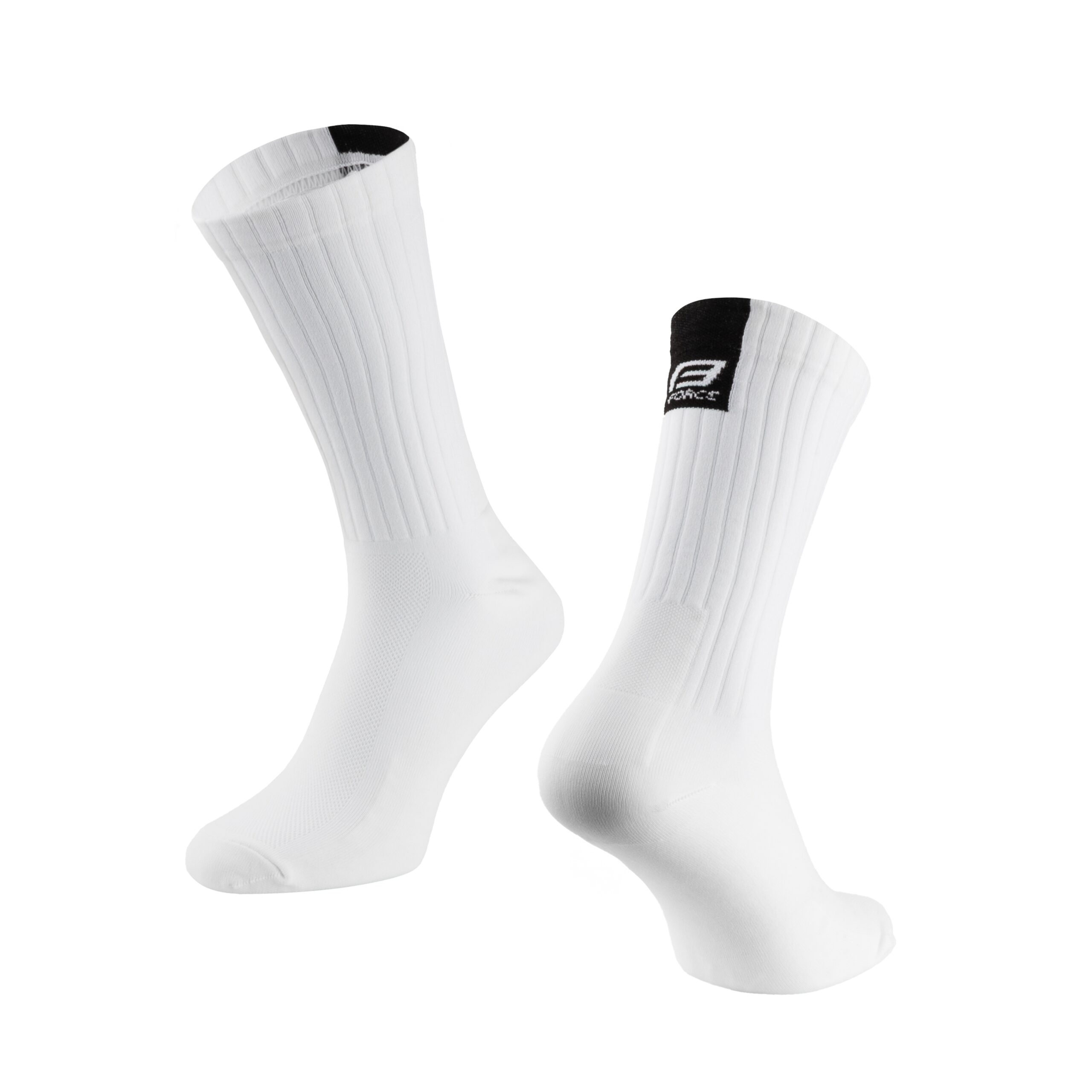 higher cycling socks FORCE suitable for other sportssize S-M corresponds to EUR 36 - 41 / UK 4 - 7size L-XL corresponds to EUR 42 - 46 / UK 8 - 11protects against bruises from shoes (instep) highly breathable materialunstretched height is 24 cmheel height 24 cmdivided into R and L sockmaterial: Nylon 85%