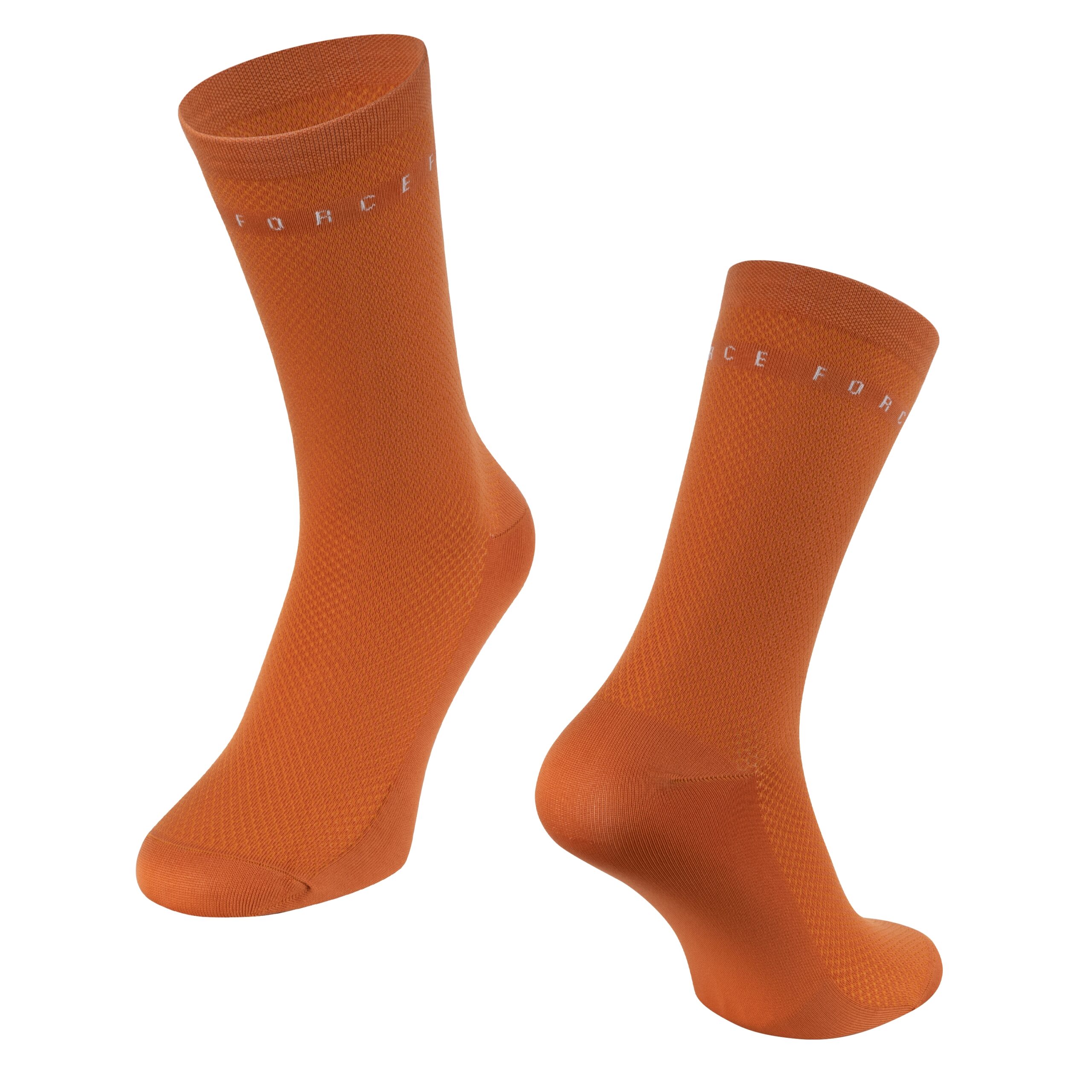 higher cycling socks FORCE suitable for other sportssize S-M corresponds to EUR 36 - 41 / UK 4 - 7size L-XL corresponds to EUR 42 - 46 / UK 8 - 11protects against bruises from shoes (instep) highly breathable materialunstretched height is 16 cmheel height 17 cmdivided into R and L sockmaterial: Nylon 85%