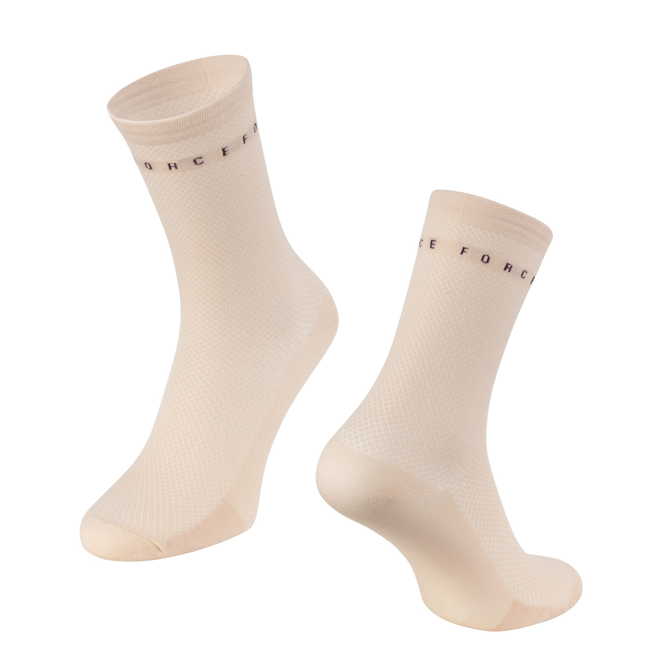 higher cycling socks FORCE suitable for other sportssize S-M corresponds to EUR 36 - 41 / UK 4 - 7size L-XL corresponds to EUR 42 - 46 / UK 8 - 11protects against bruises from shoes (instep) highly breathable materialunstretched height is 16 cmheel height 17 cmdivided into R and L sockmaterial: Nylon 85%