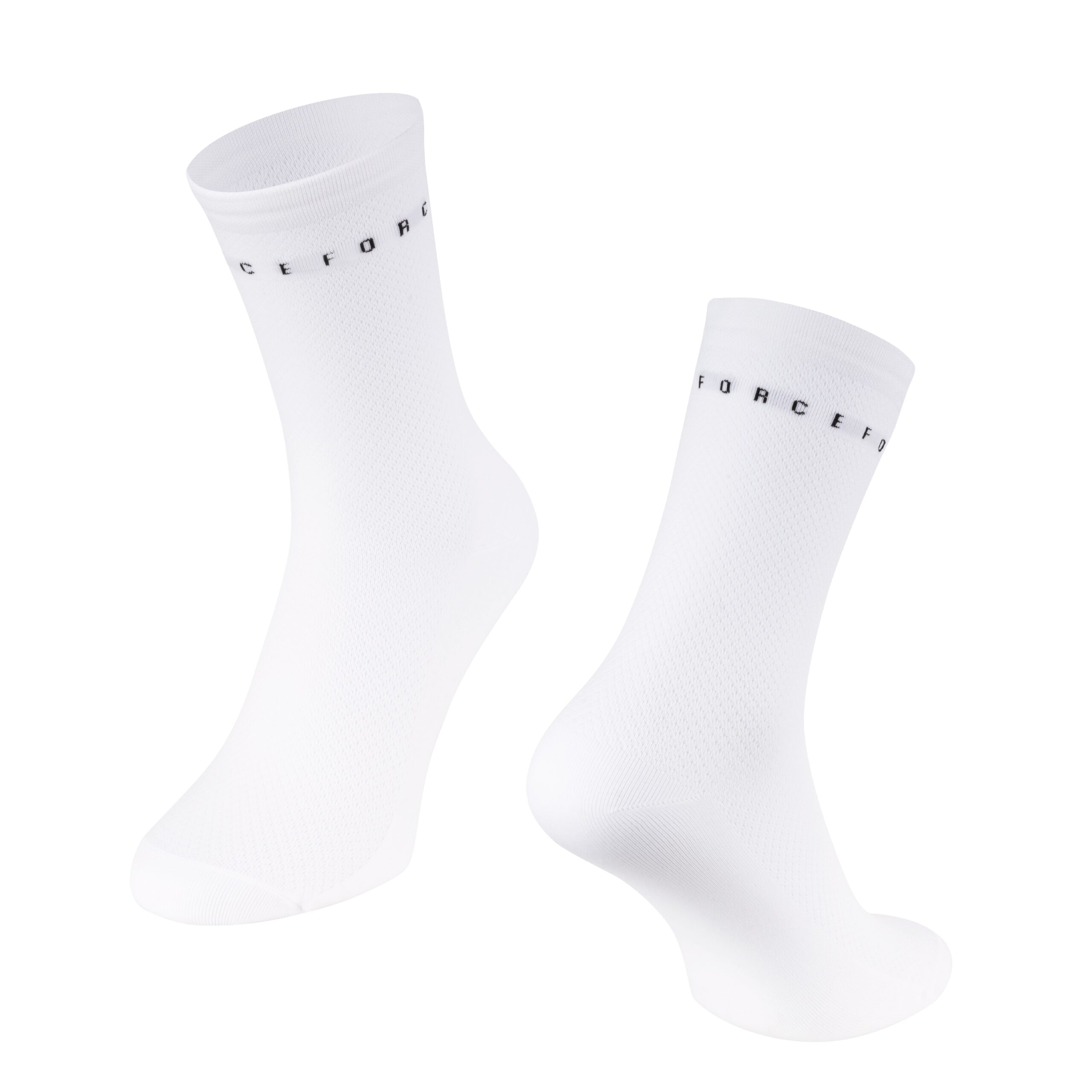 higher cycling socks FORCE suitable for other sportssize S-M corresponds to EUR 36 - 41 / UK 4 - 7size L-XL corresponds to EUR 42 - 46 / UK 8 - 11protects against bruises from shoes (instep) highly breathable materialunstretched height is 16 cmheel height 17 cmdivided into R and L sockmaterial: Nylon 85%