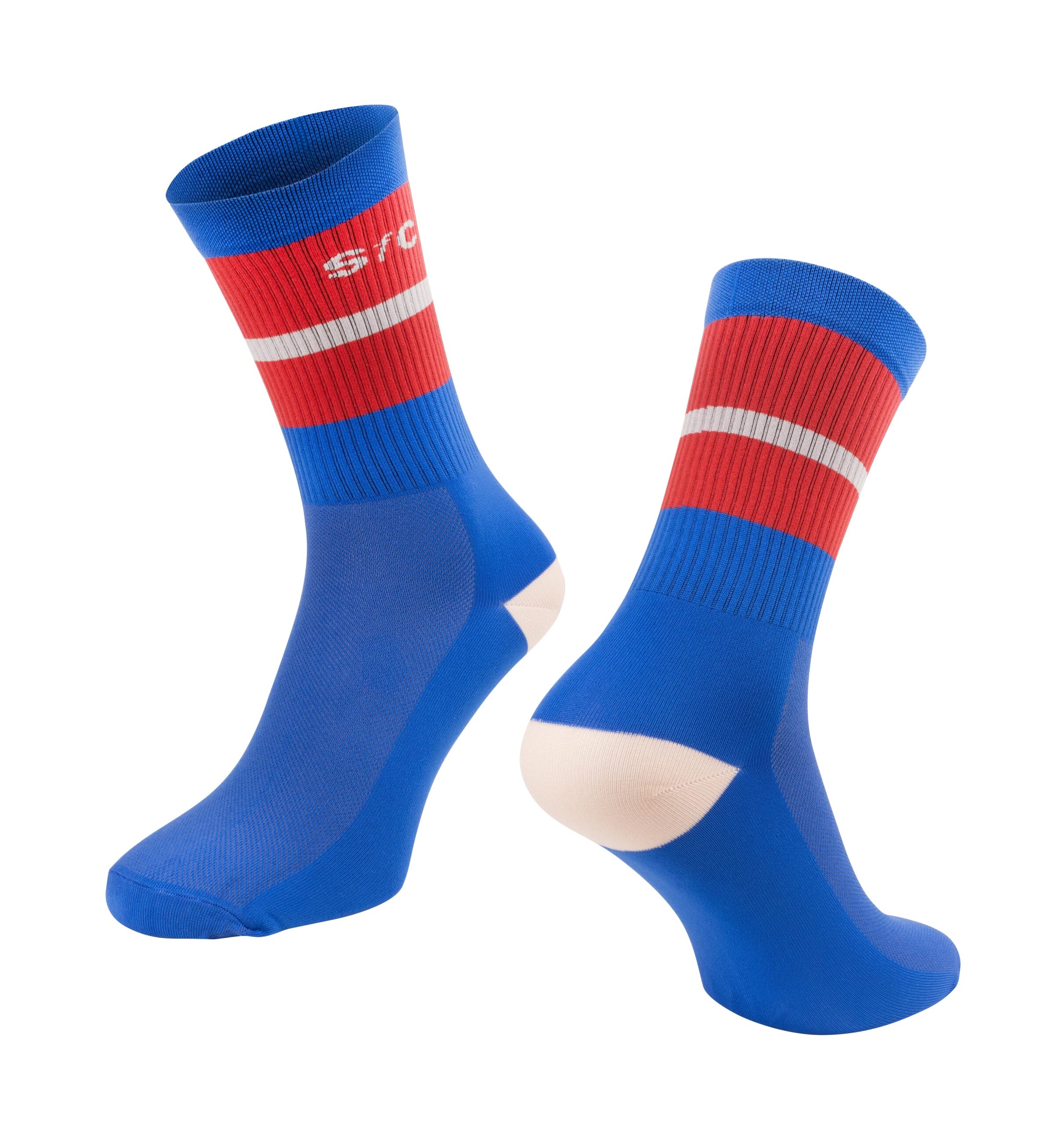 higher cycling socks FORCE suitable for other sportssize S-M corresponds to EUR 36 - 41 / UK 4 - 7size L-XL corresponds to EUR 42 - 46 / UK 8 - 11highly breathable materialunstretched height is 19 cmheel height 21 cmmaterial: Nylon 85%