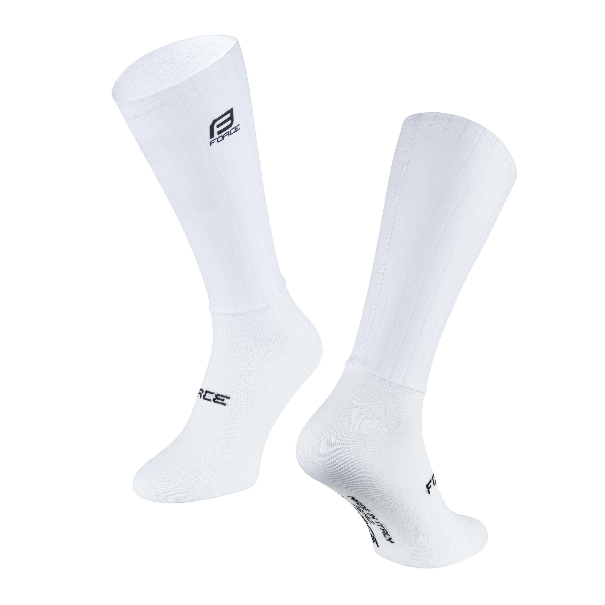 High-Performance Cycling Sock with a Sporting DNAHIPPER by FORCE is a technically advanced two-part sock designed for maximum performance. The upper section